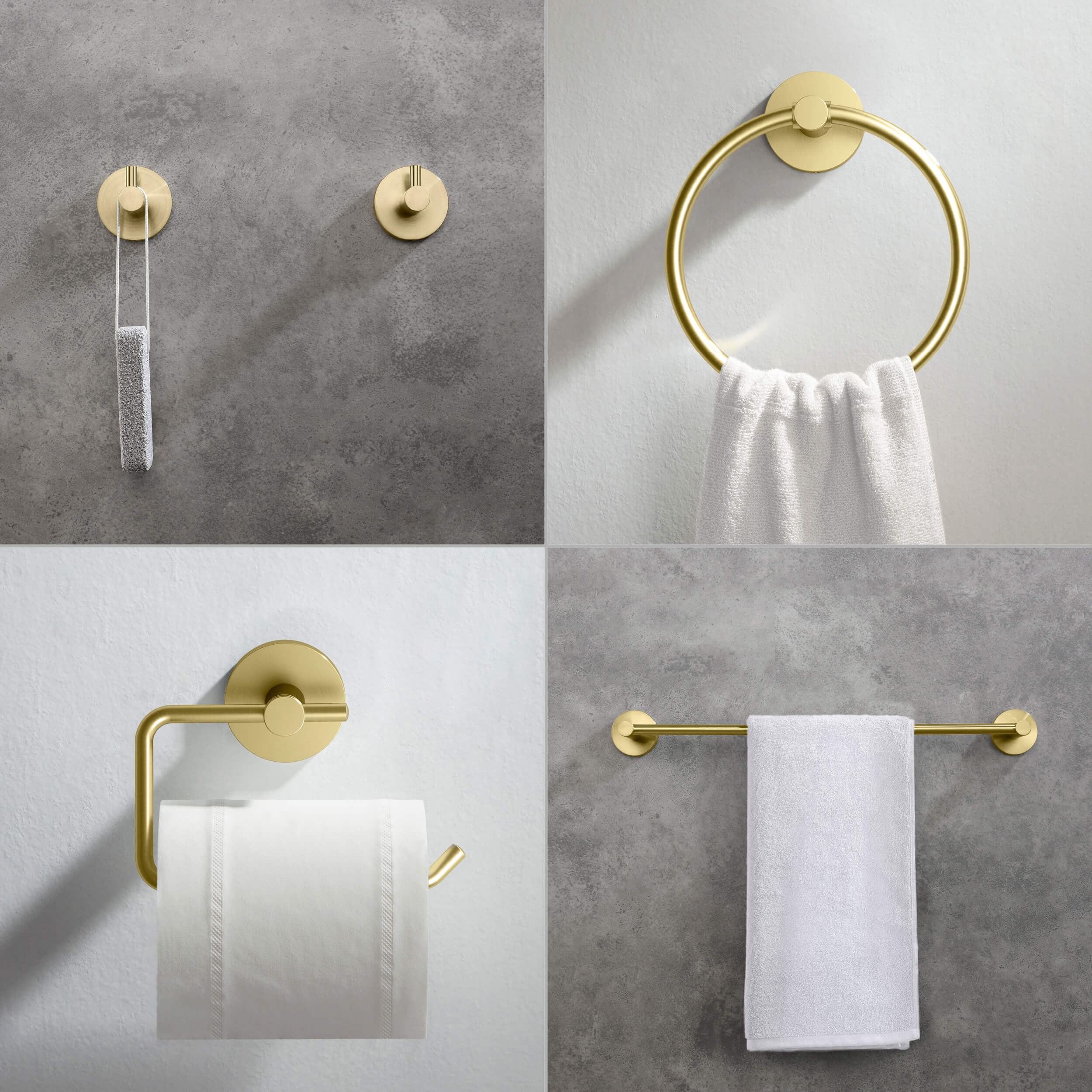 Halo 5 Piece Bathroom Hardware Set 5