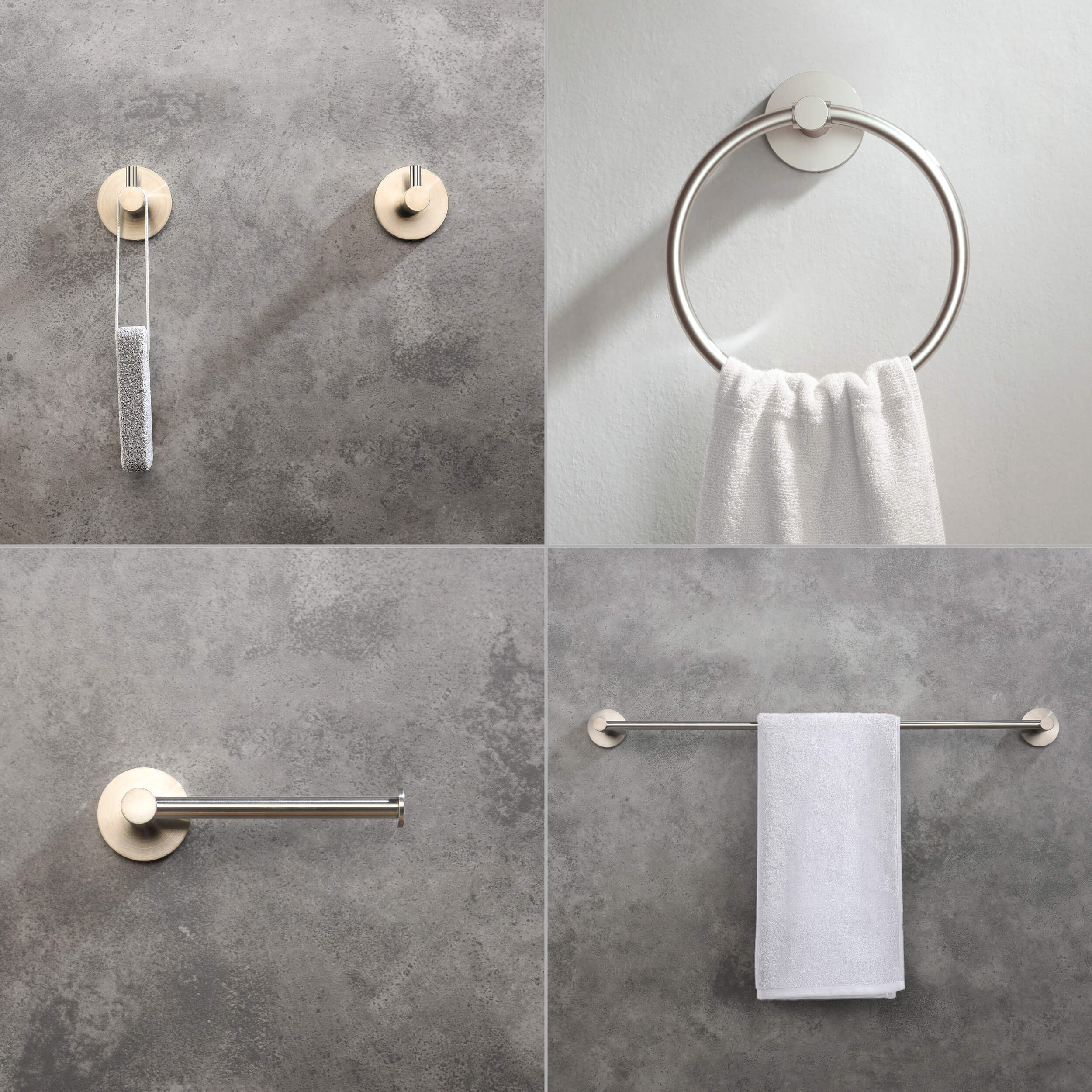 Halo 5 Piece Bathroom Hardware Set 2