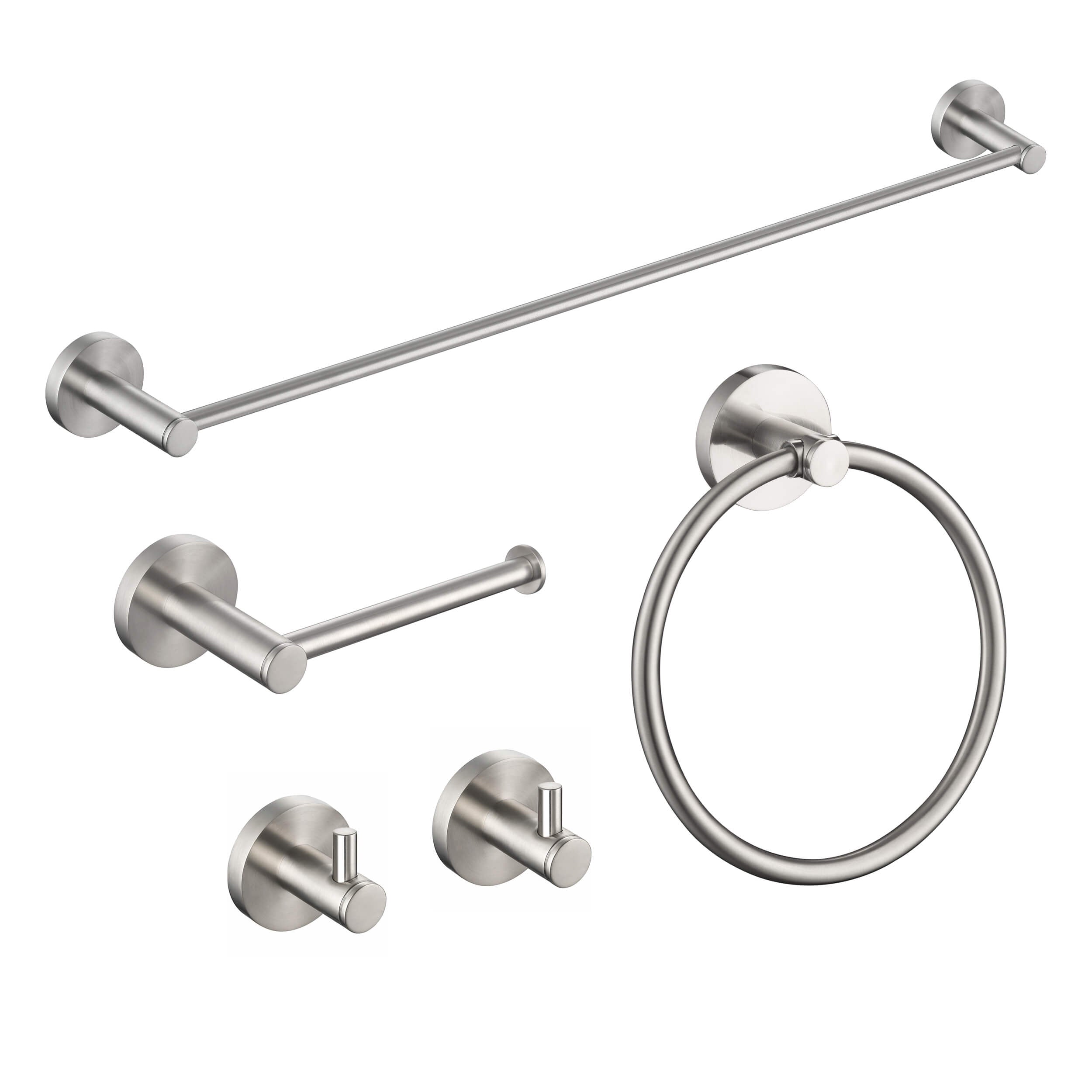 Halo 5 Piece Bathroom Hardware Set 2