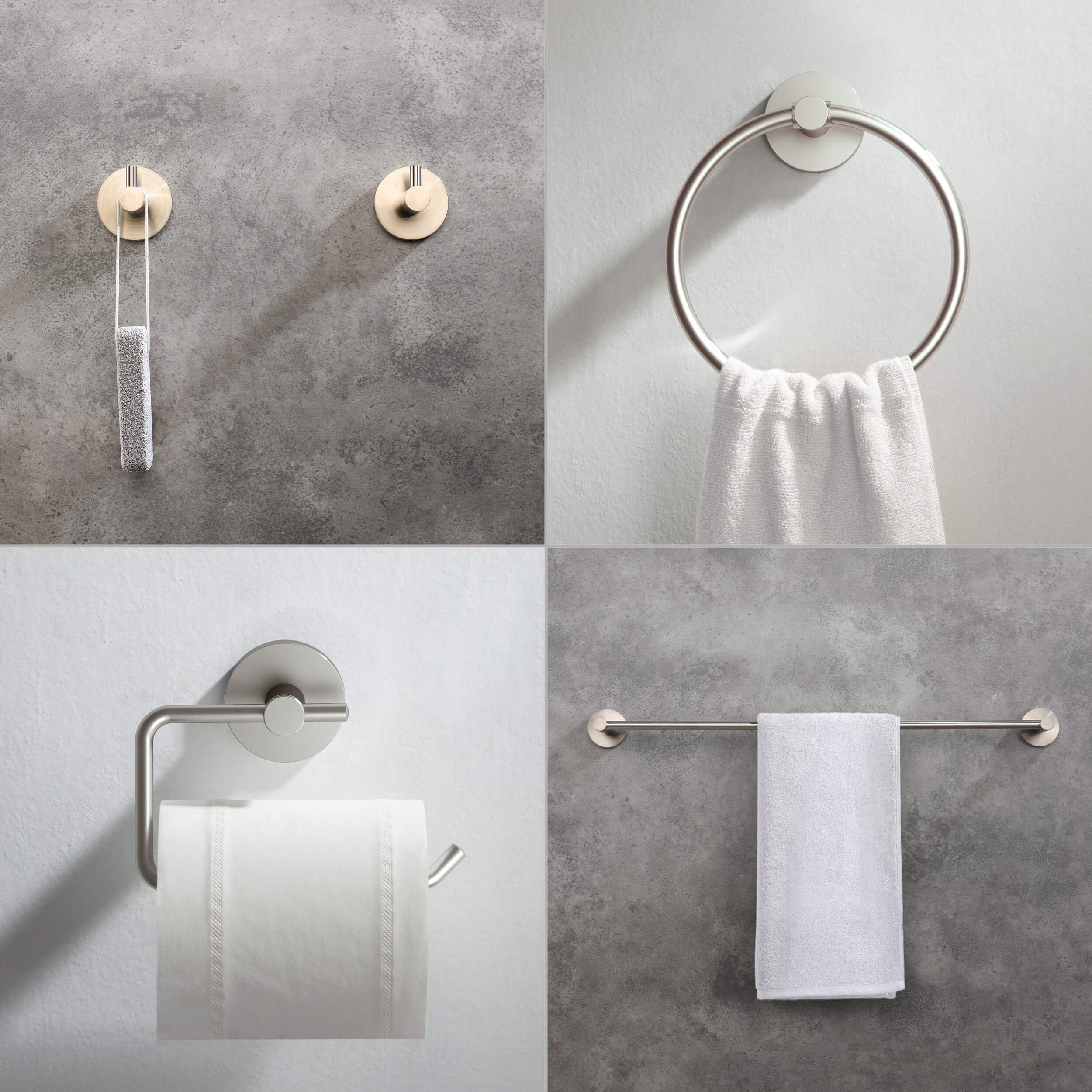 Halo 5 Piece Bathroom Hardware Set 3