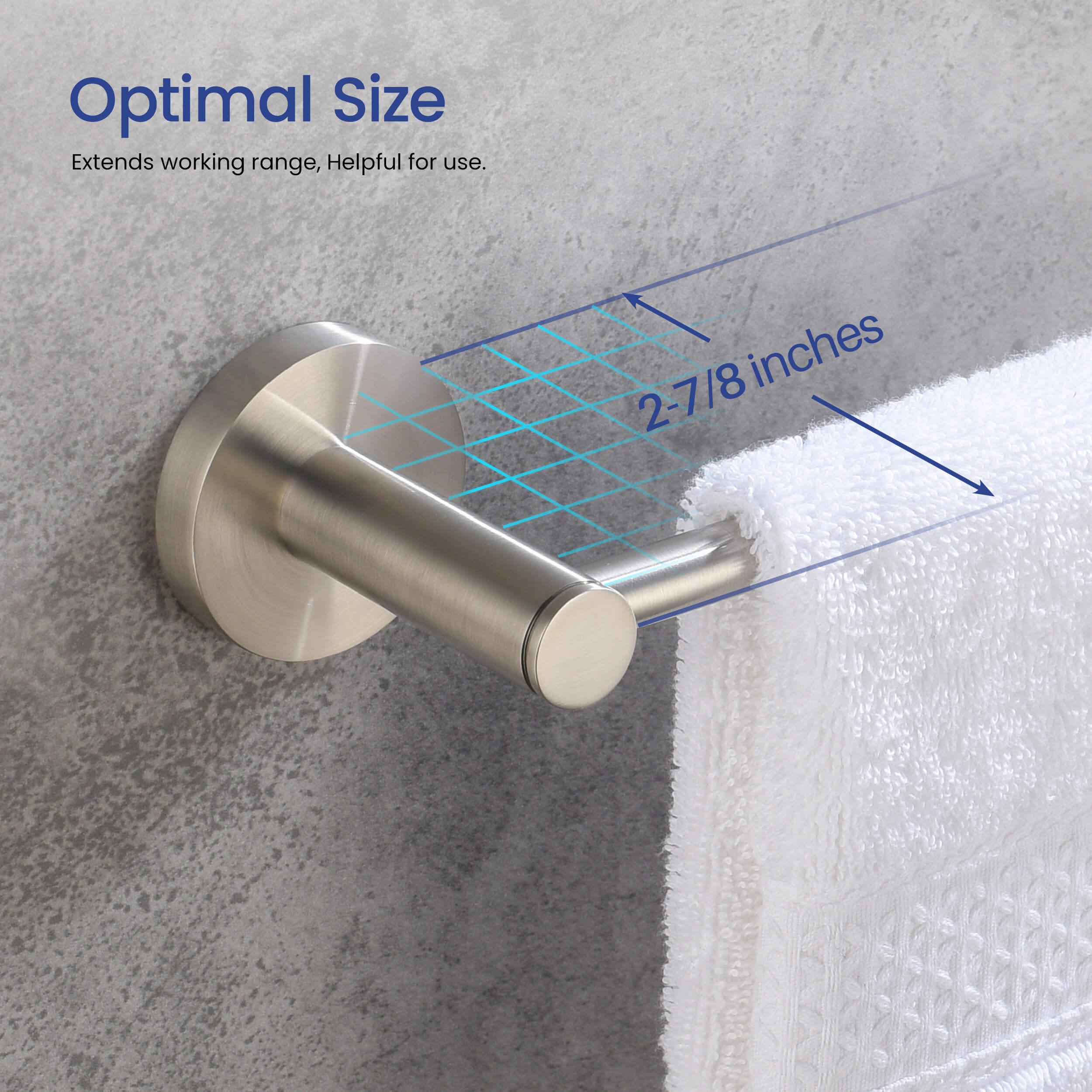 Halo 5 Piece Bathroom Hardware Set 3