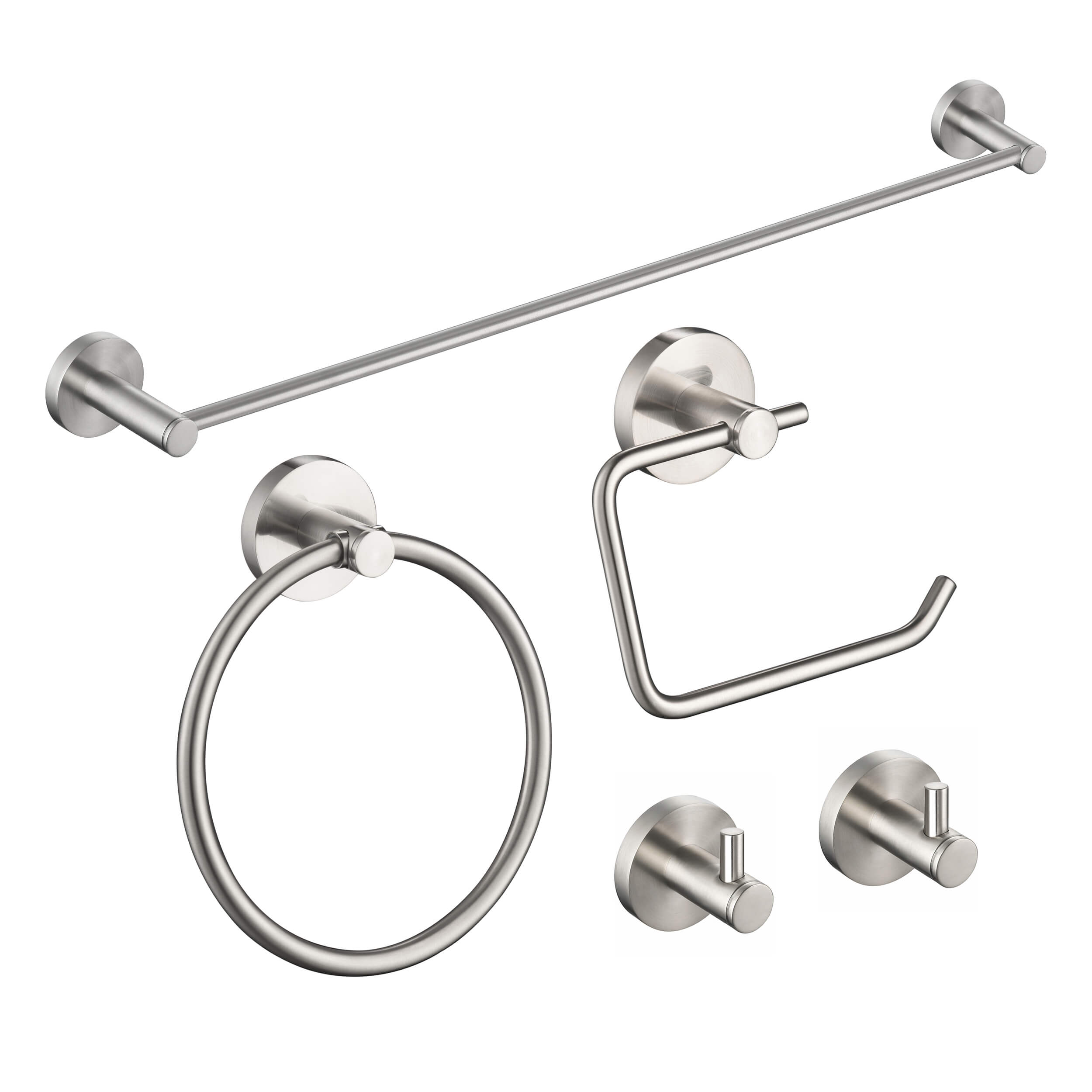 Halo 5 Piece Bathroom Hardware Set 3
