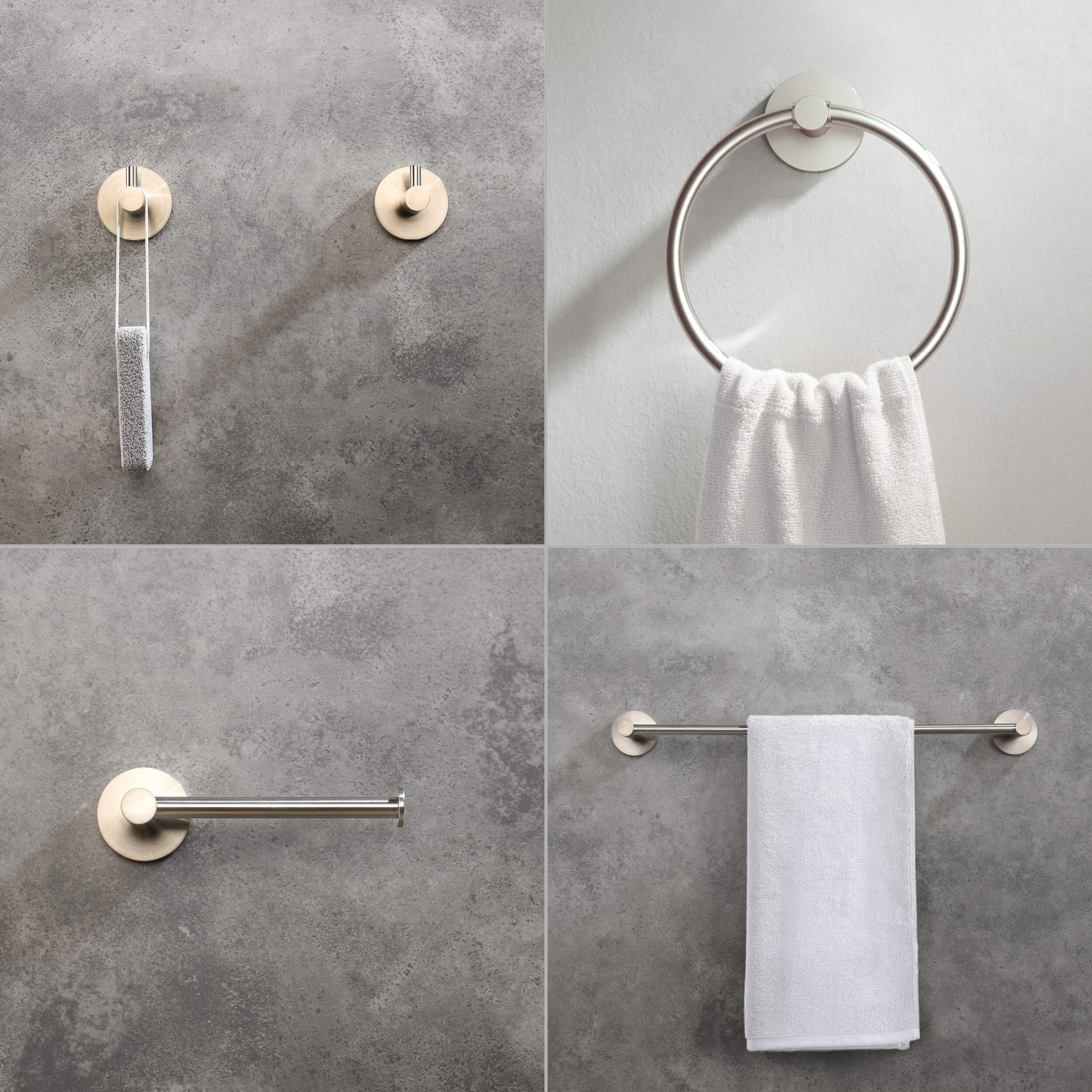 Halo 5 Piece Bathroom Hardware Set 4