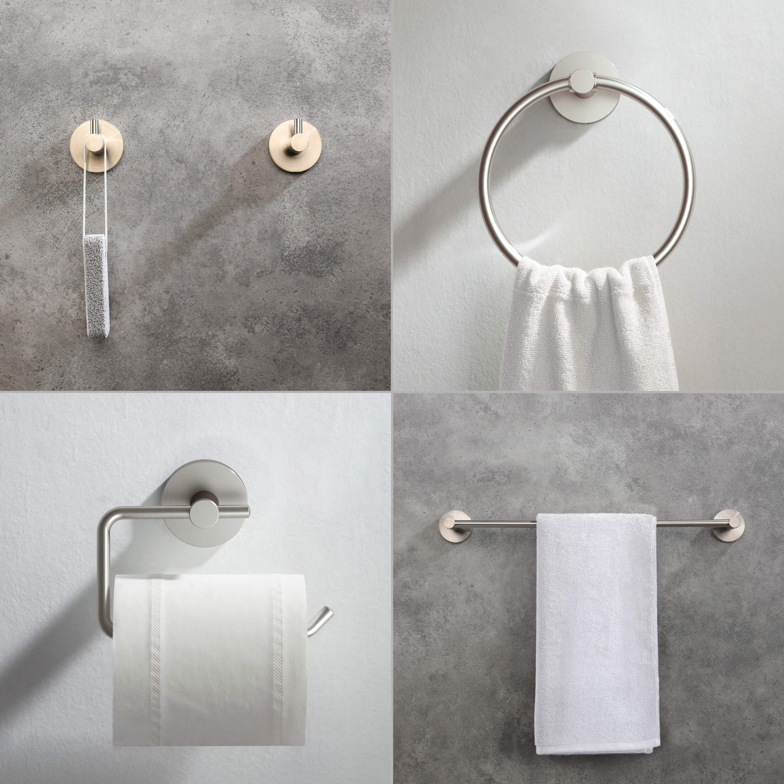 Halo 5 Piece Bathroom Hardware Set 5
