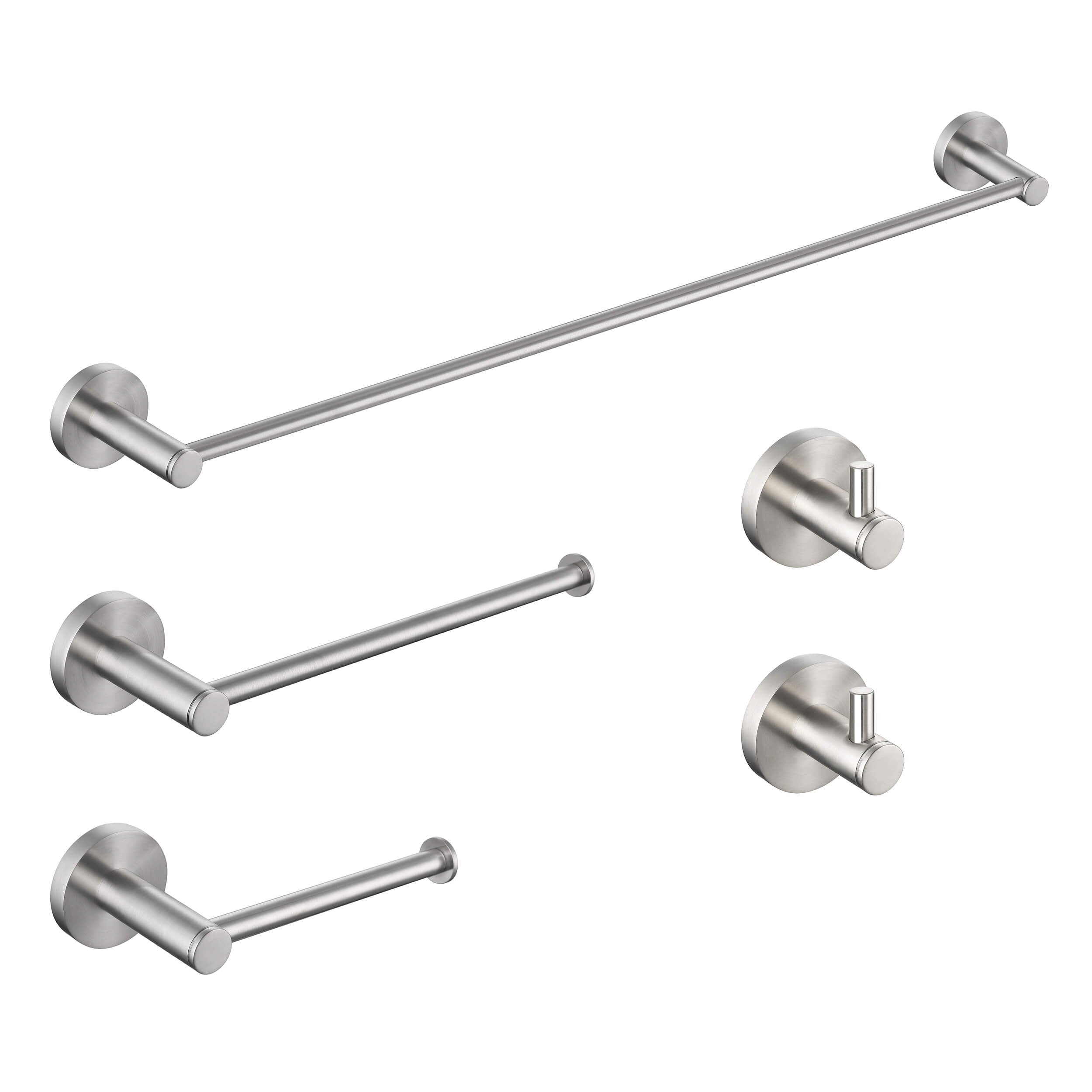 Halo 5 Piece Bathroom Hardware Set 1