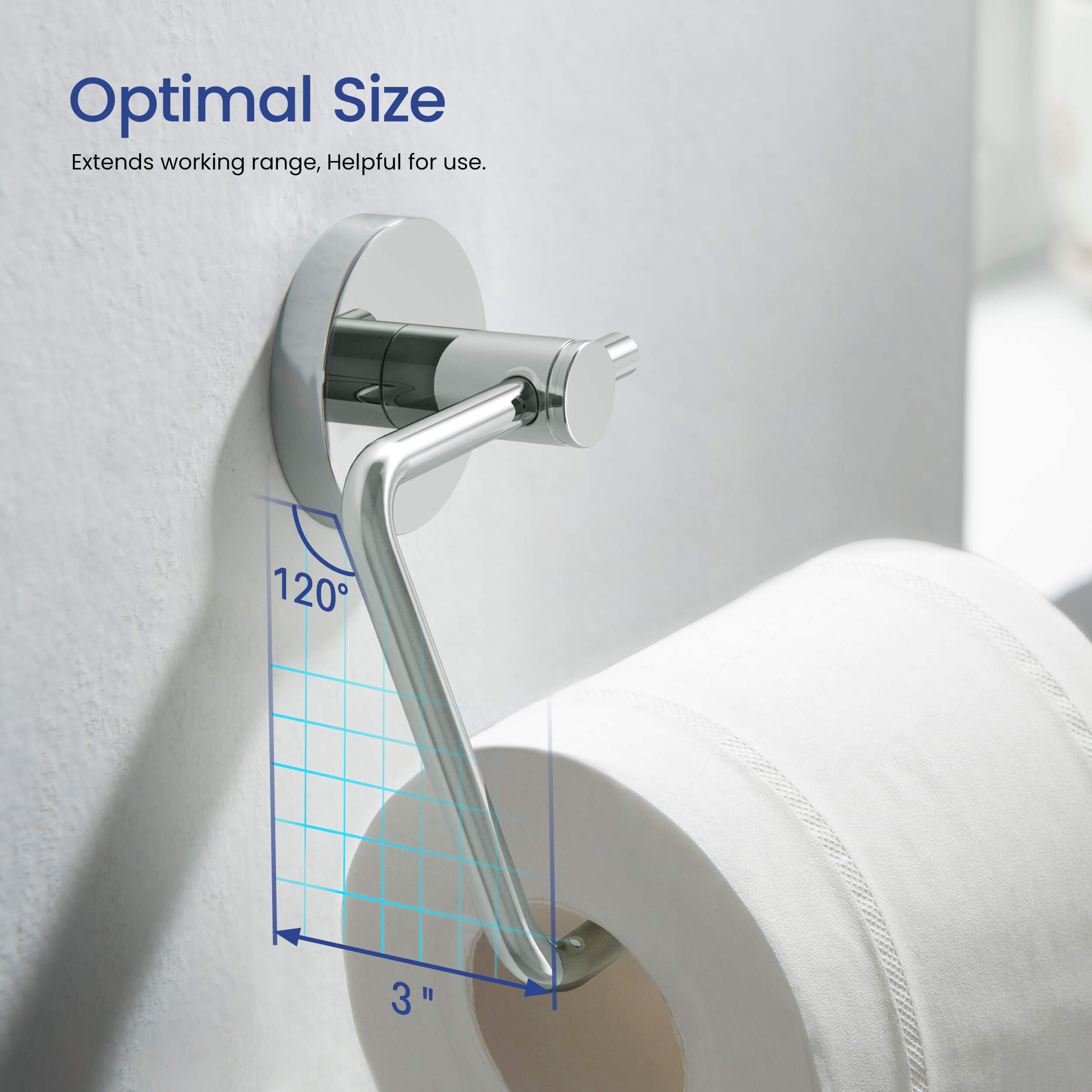 Halo 5 Piece Bathroom Hardware Set 3