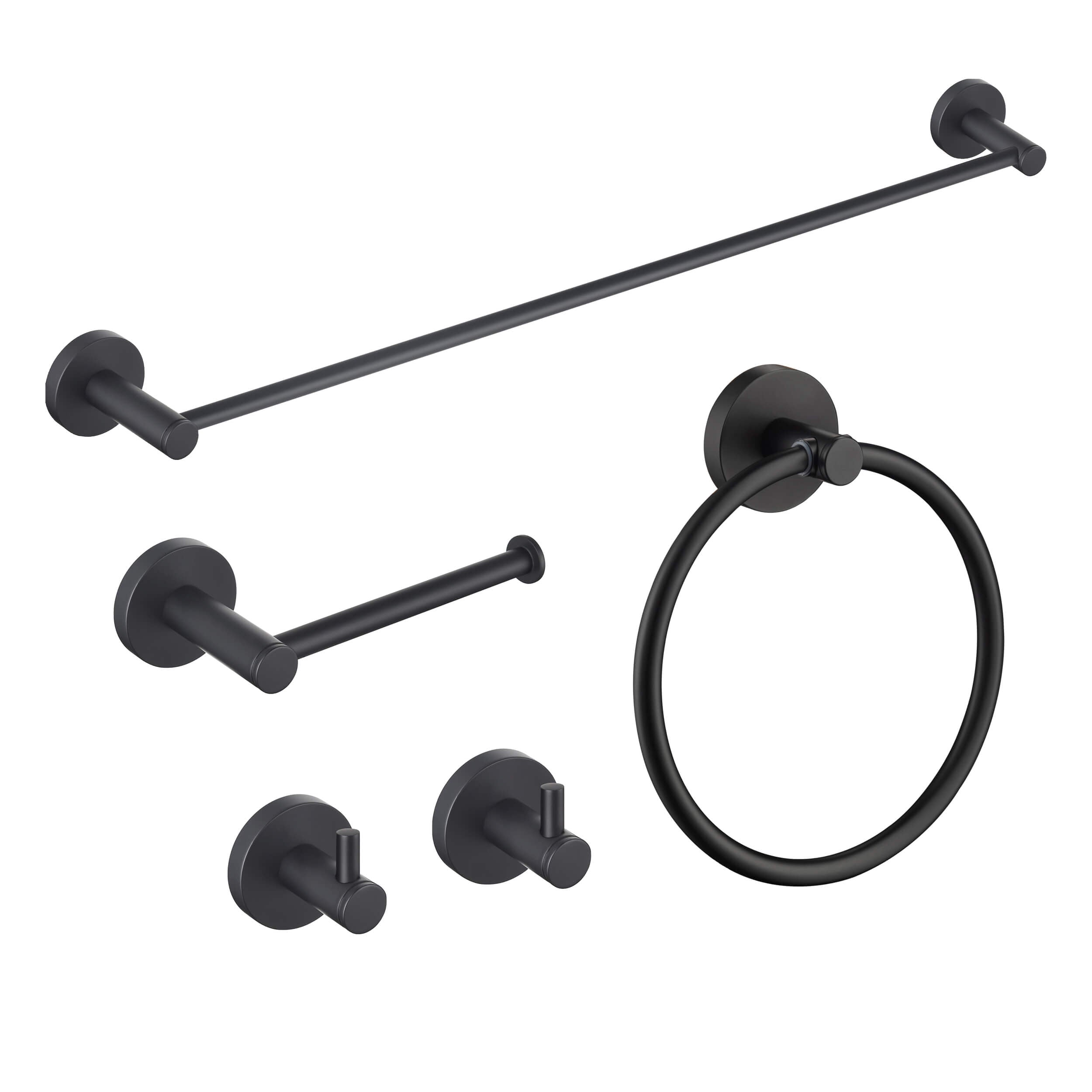 Halo 5 Piece Bathroom Hardware Set 2