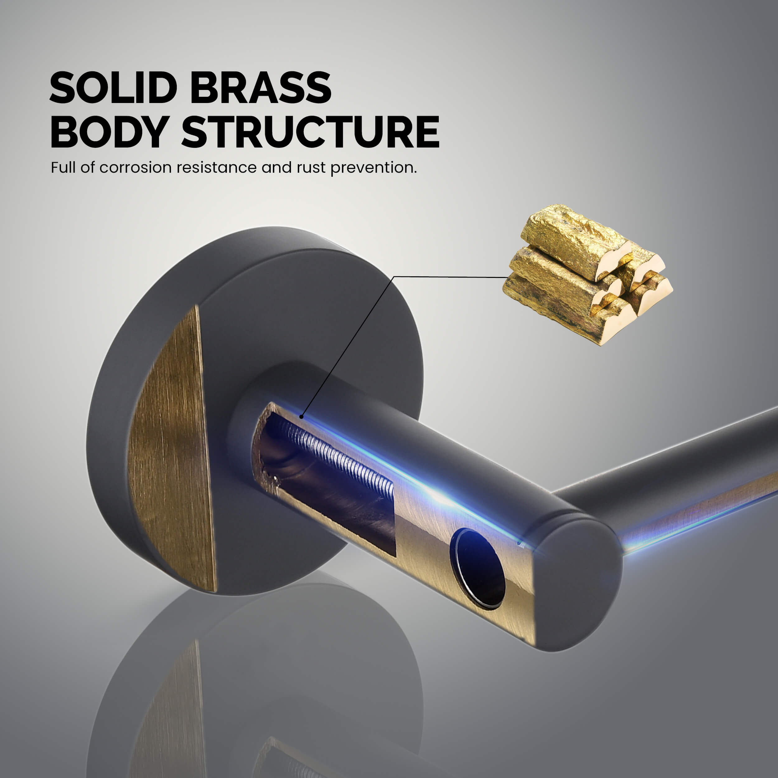 Halo 5 Piece Bathroom Hardware Set 4
