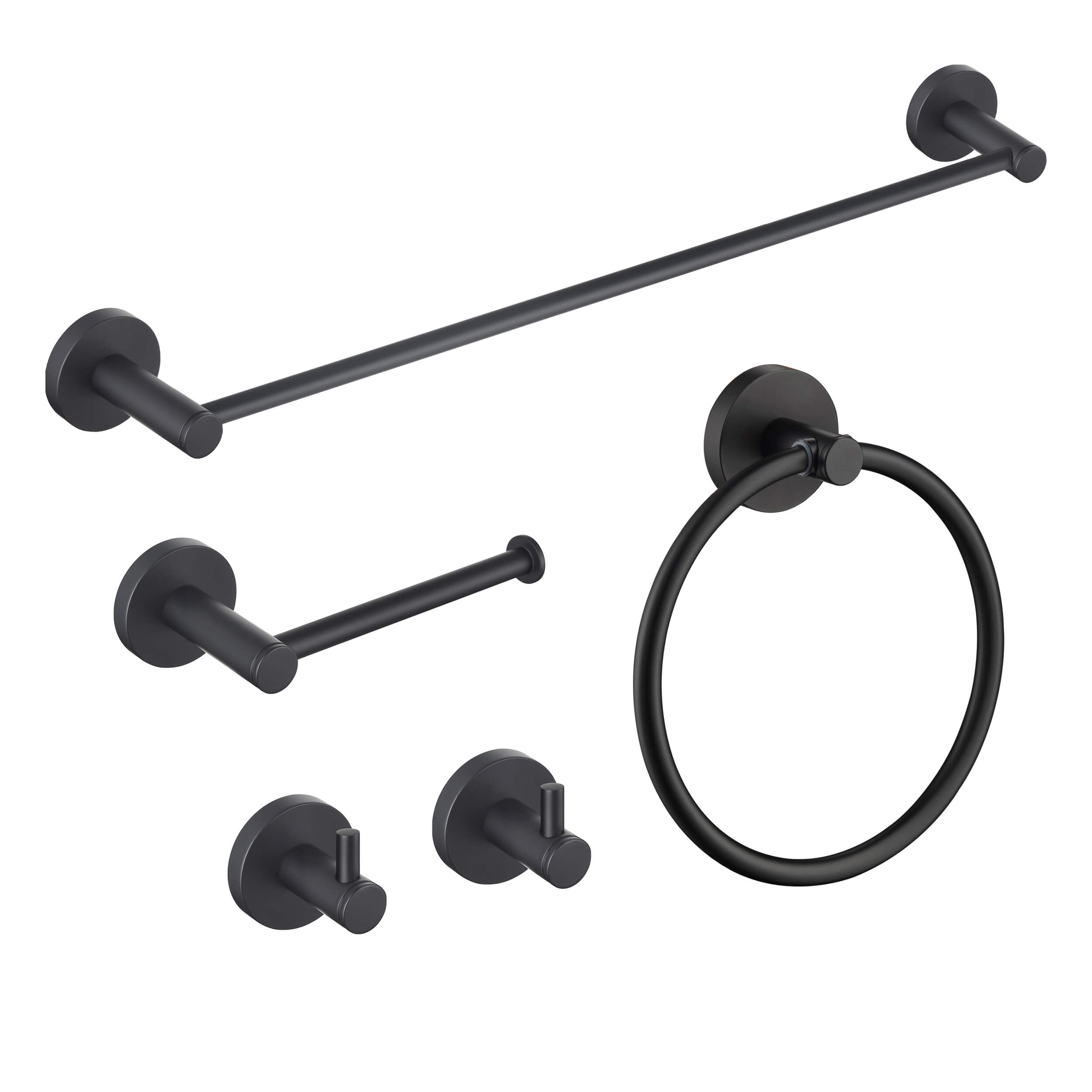 Halo 5 Piece Bathroom Hardware Set 4