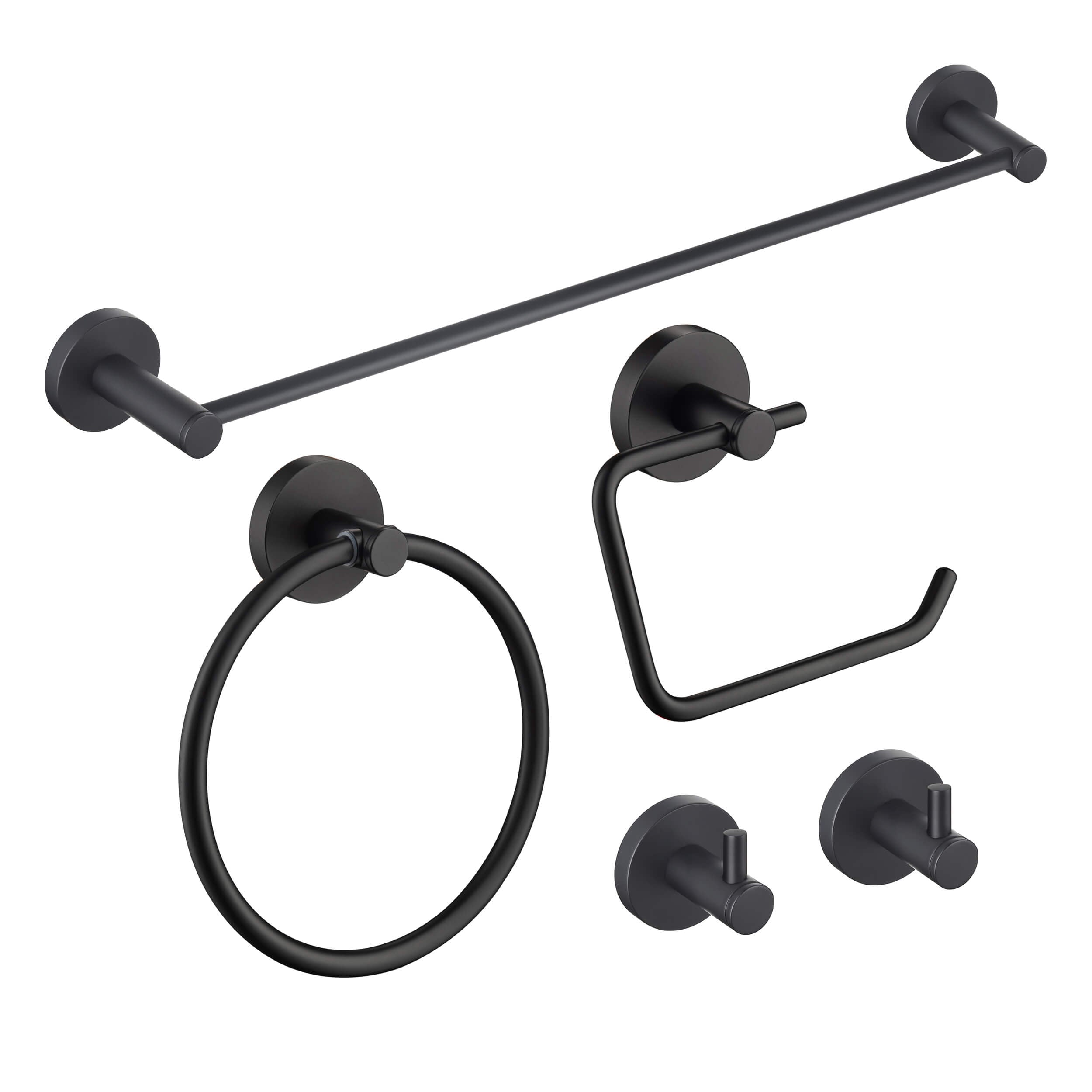 Halo 5 Piece Bathroom Hardware Set 5
