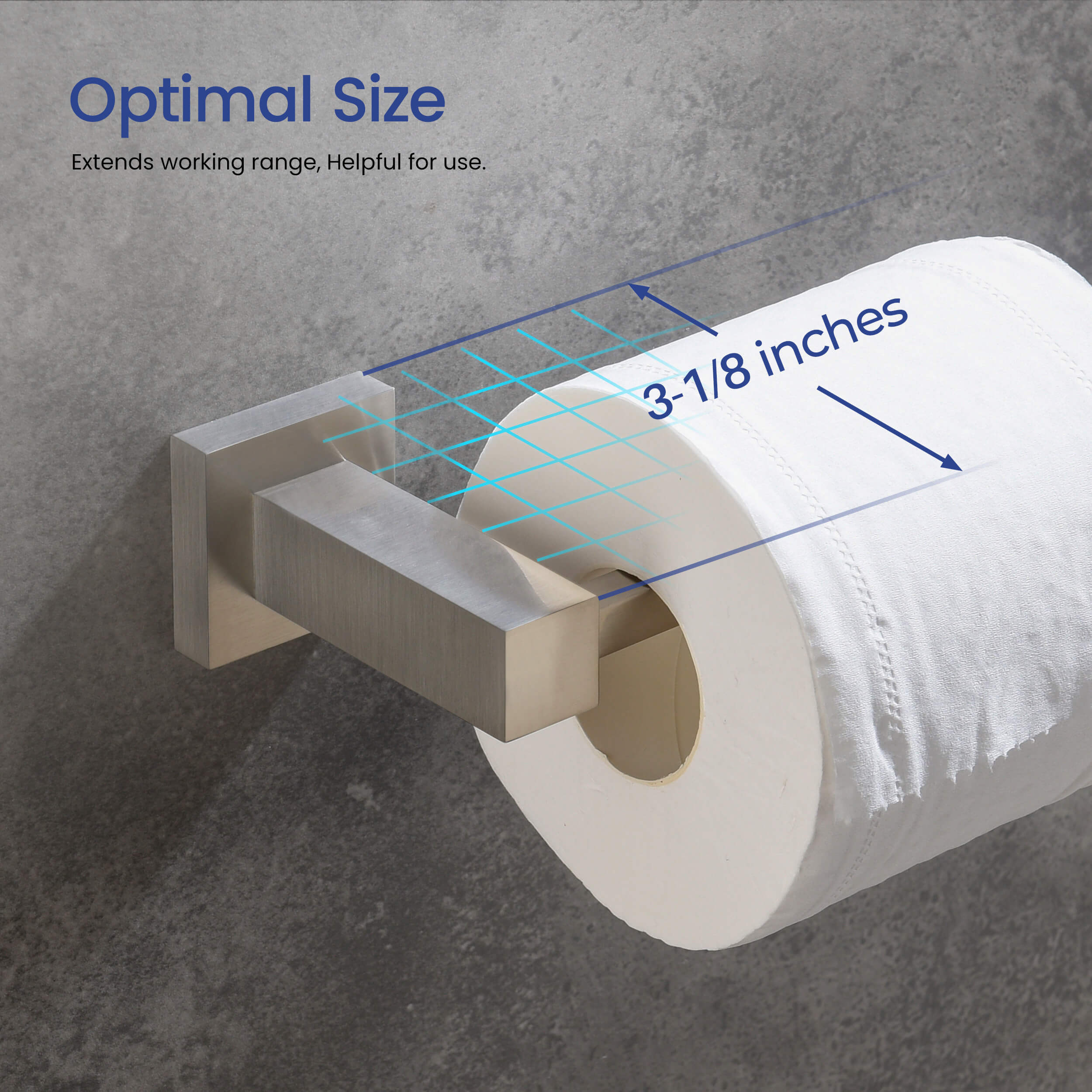 Quadra 2-Piece Bathroom Hardware Set 2