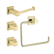 Quadra 4-Piece Bathroom Hardware Set 1