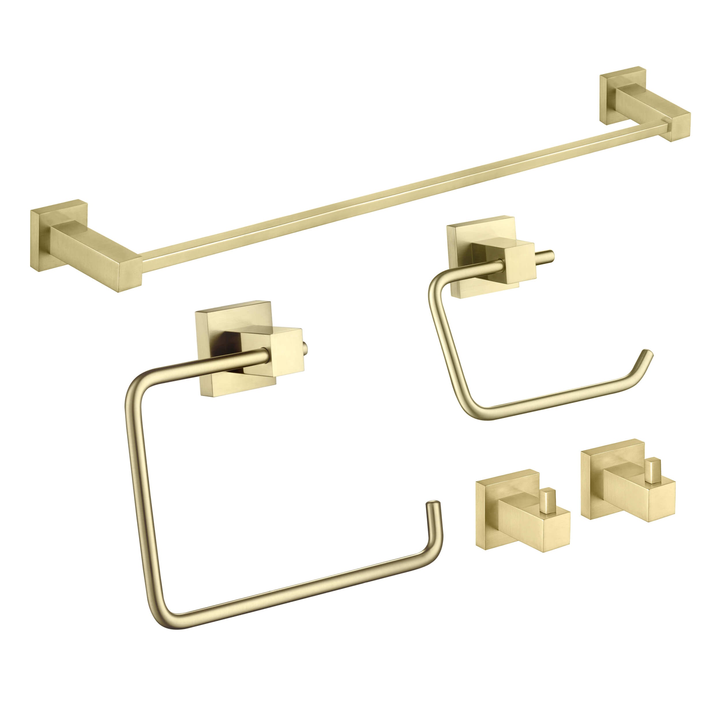 Quadra 5-Piece Bathroom Hardware Set 3