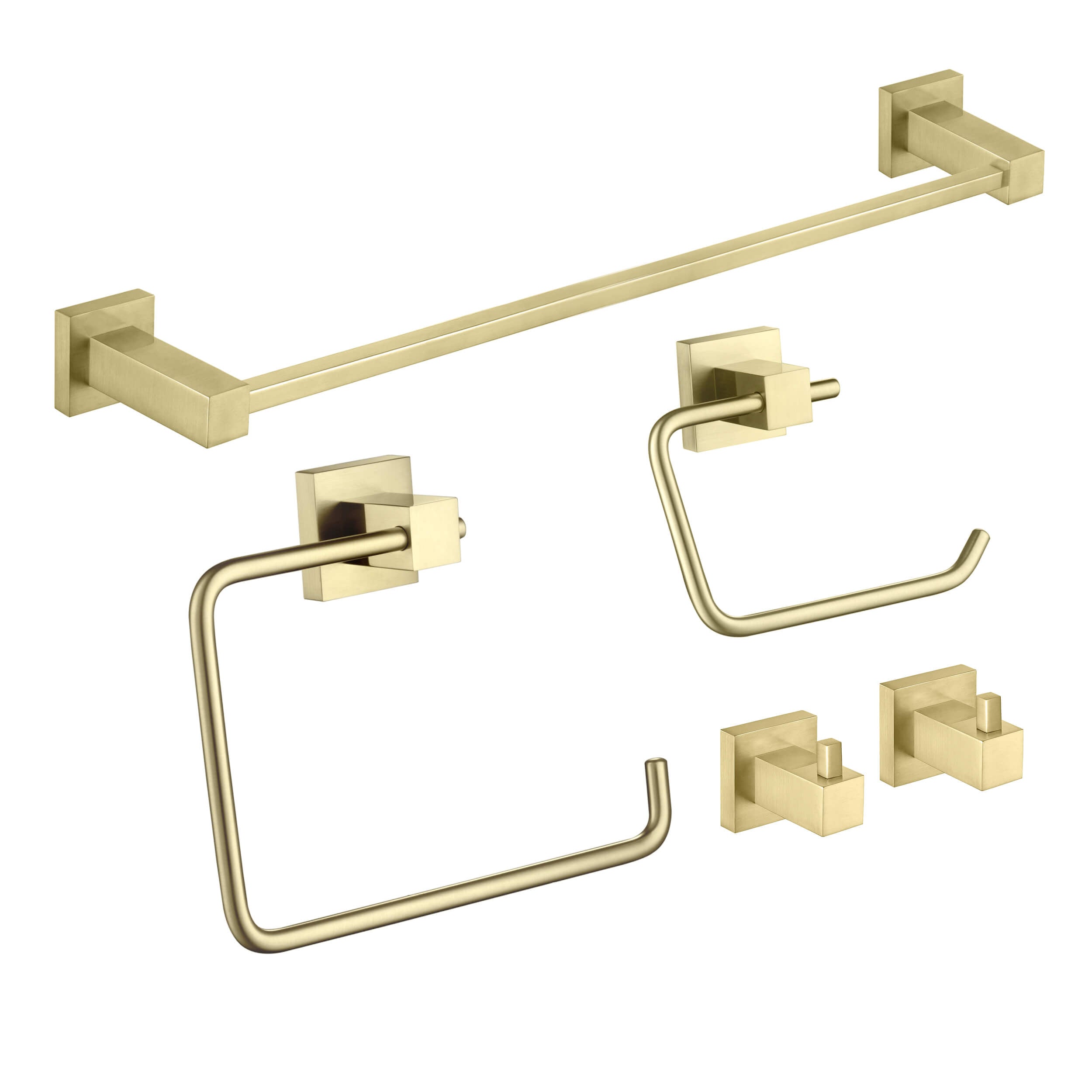 Quadra 5-Piece Bathroom Hardware Set 5