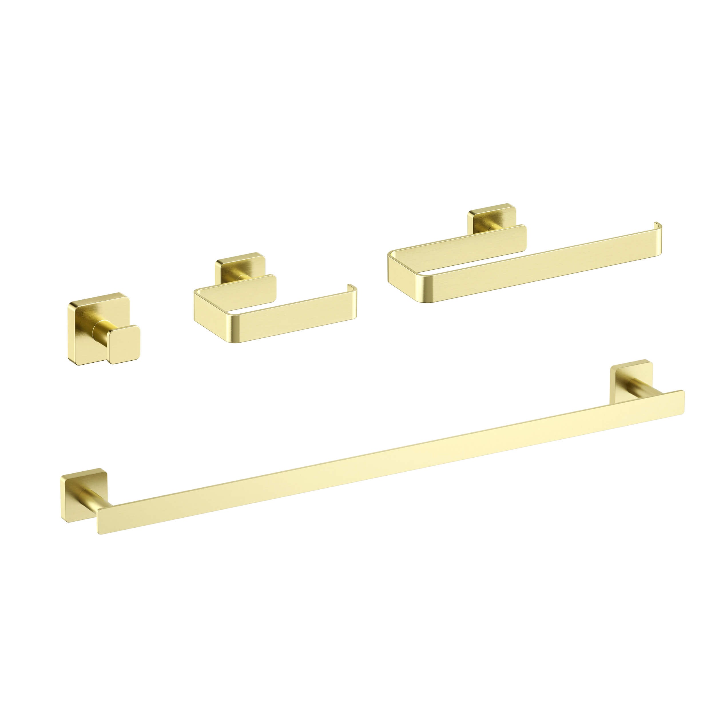 Fusion 4-Piece Bathroom Hardware Set – C-CBA16-4