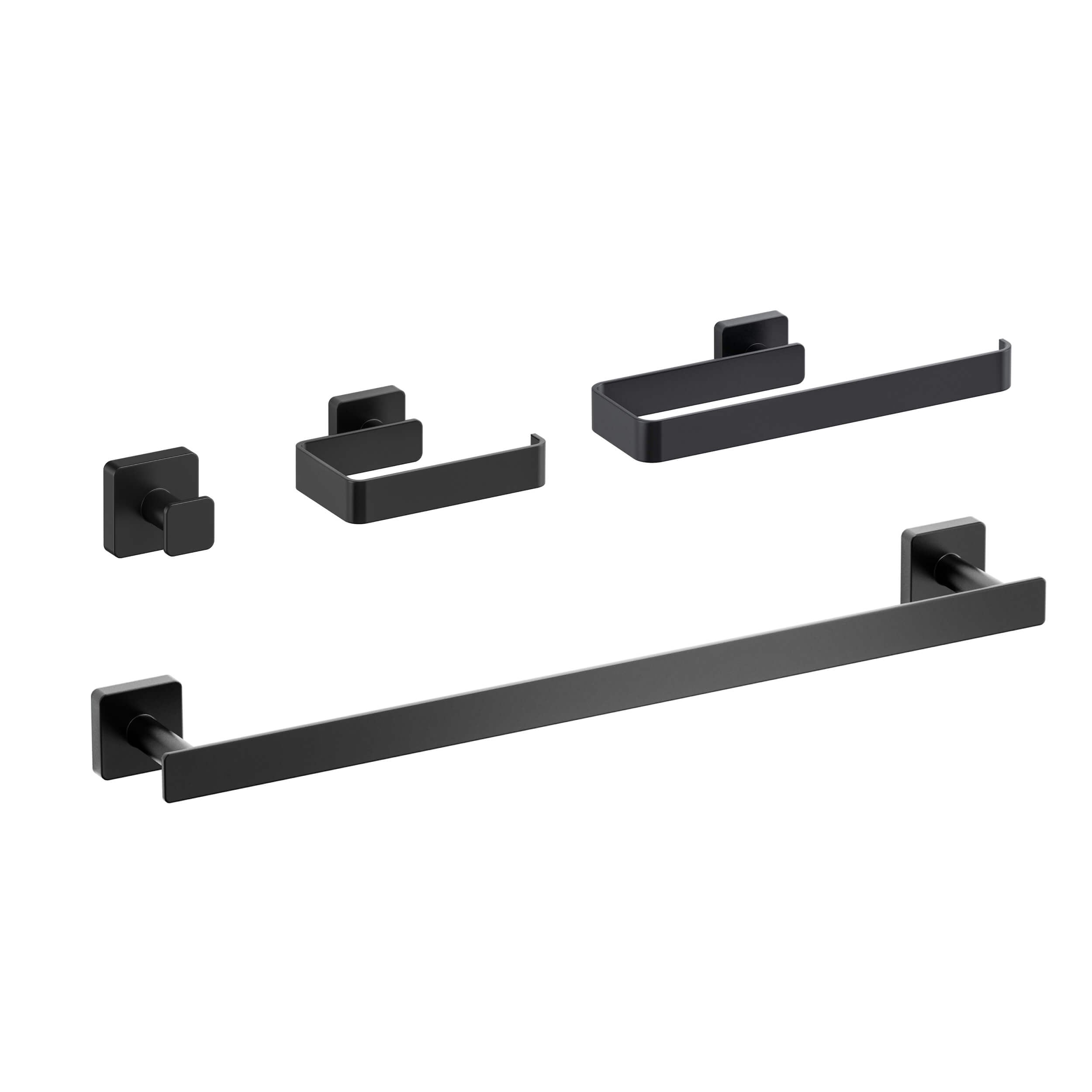 Fusion 4 Piece Bathroom Hardware Set 3