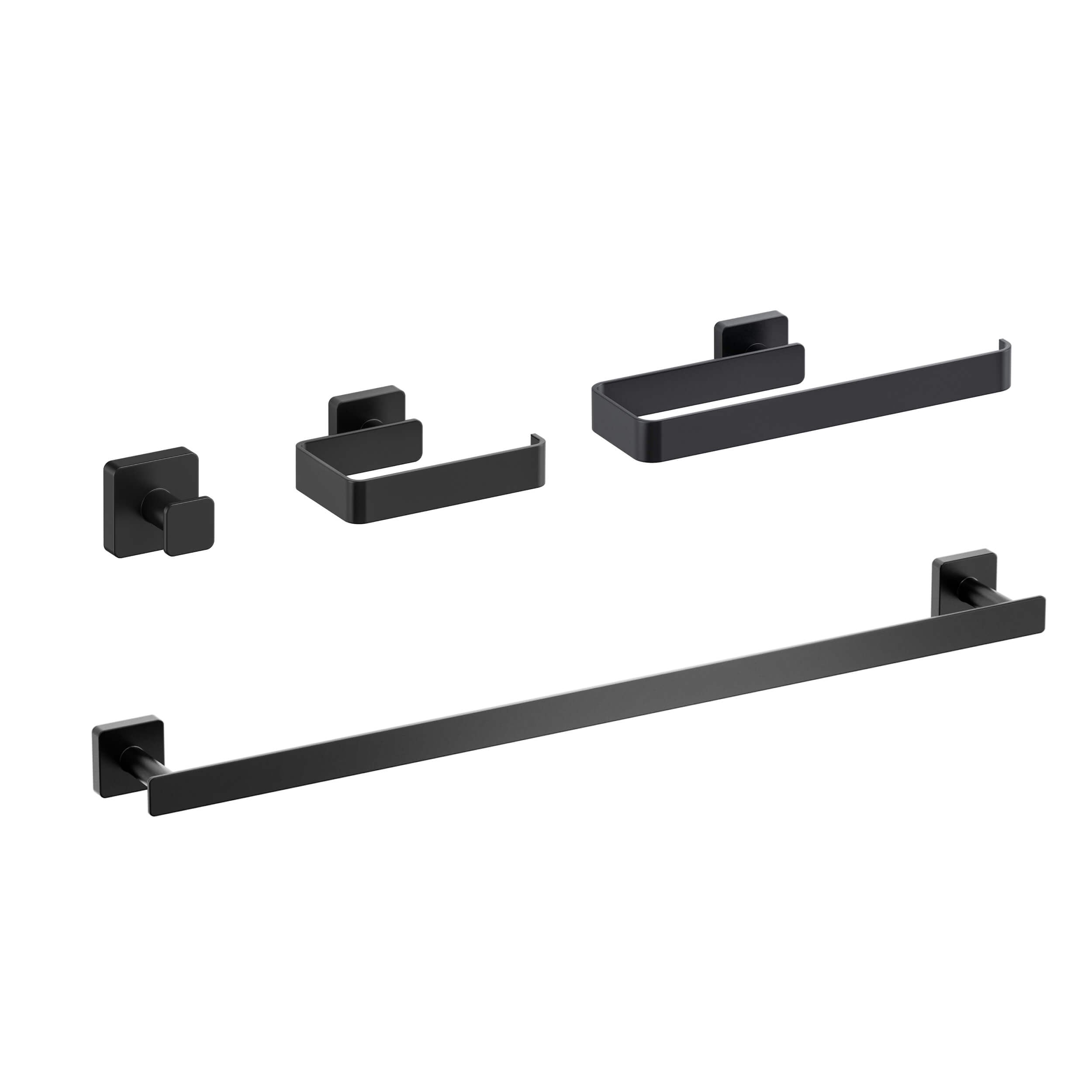 Fusion 4-Piece Bathroom Hardware Set – C-CBA16-4