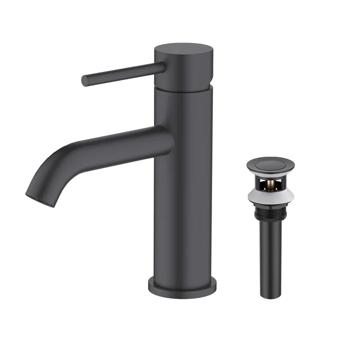 Single-Handle Bathroom Sink Faucet w/ Pop-Up Drain – Value Collection (F201)