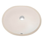 Undercounter Basin -Biscuit 17" X 14" Oval - C09 1714B