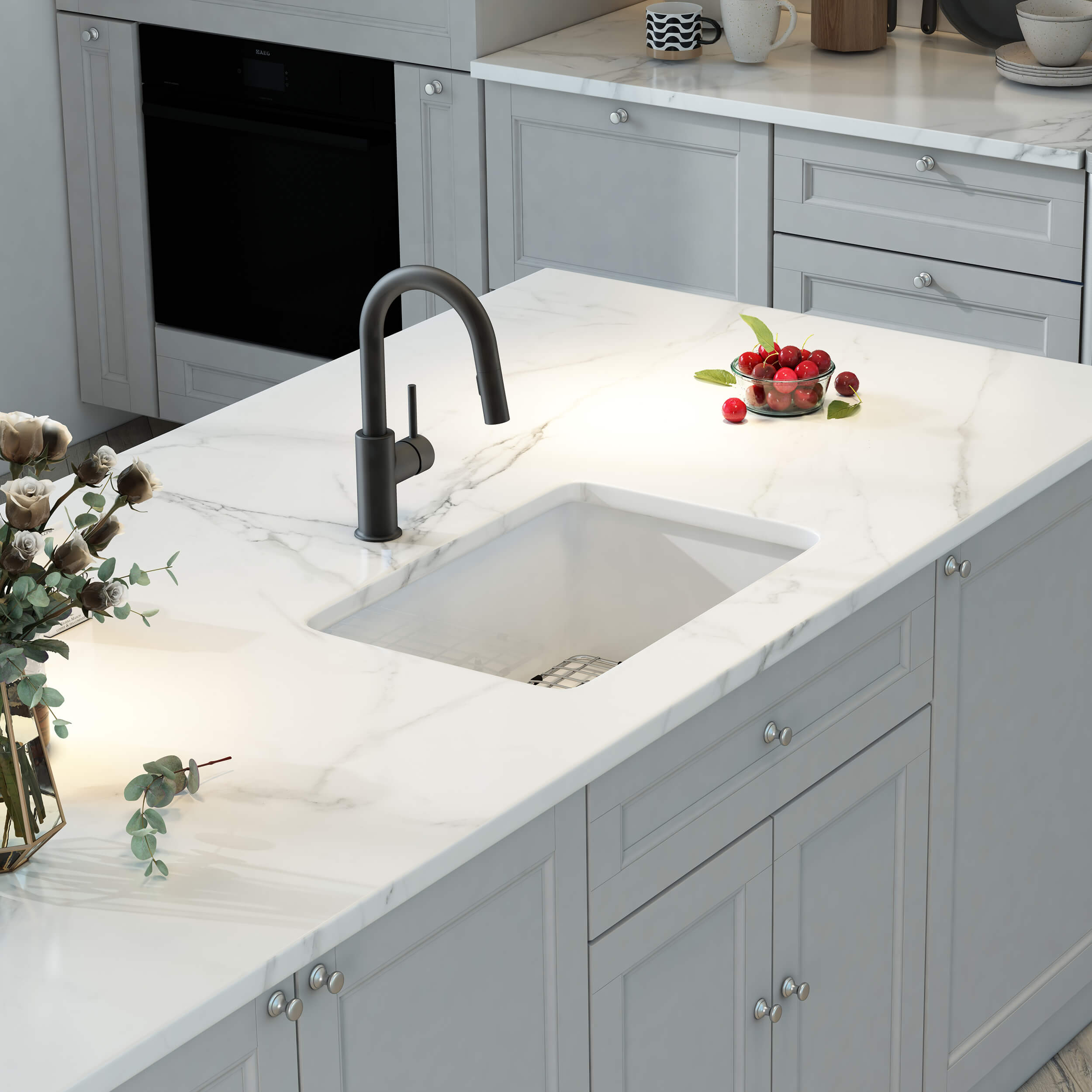 Nova 27" Fireclay Single Bowl Kitchen Undermount Sink