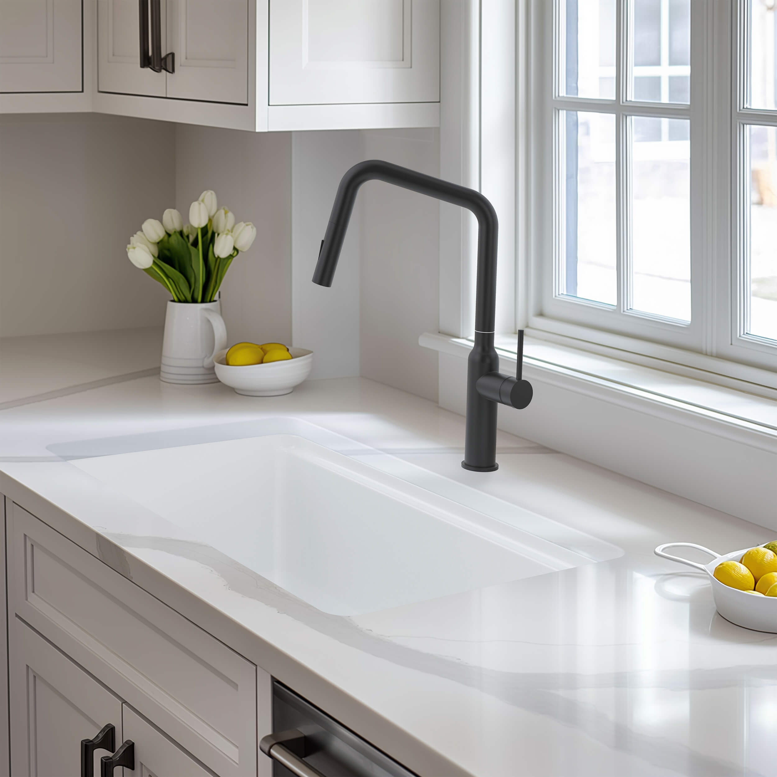 33" Fireclay Undermount  Workstation Sink