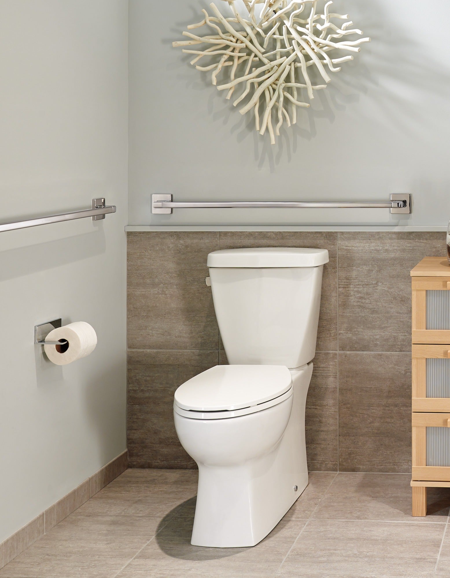 Delta BathSafety 36" Angular Modern Decorative ADA Grab Bar