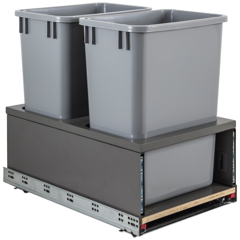 Hardware Resources Metal Drawer Box Soft-close Trashcan Pullout