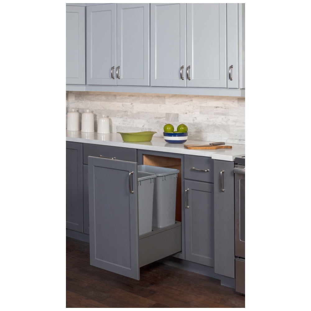 Hardware Resources Metal Drawer Box Soft-close Trashcan Pullout