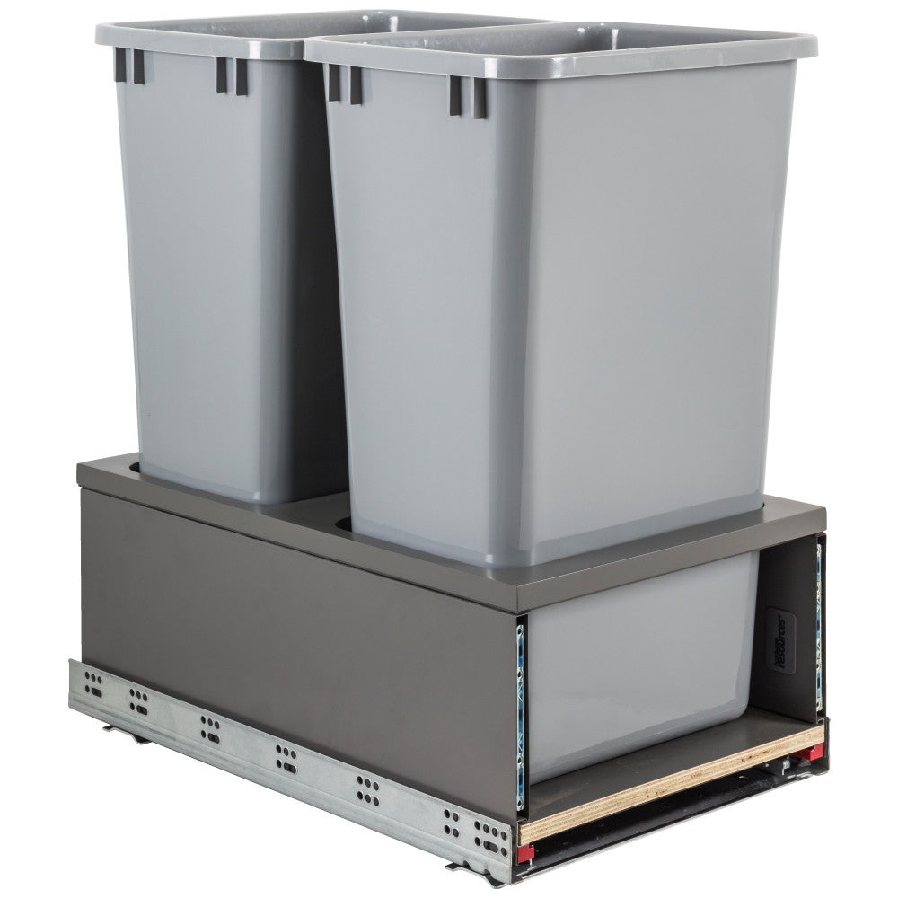 Hardware Resources Metal Drawer Box Soft-close Trashcan Pullout