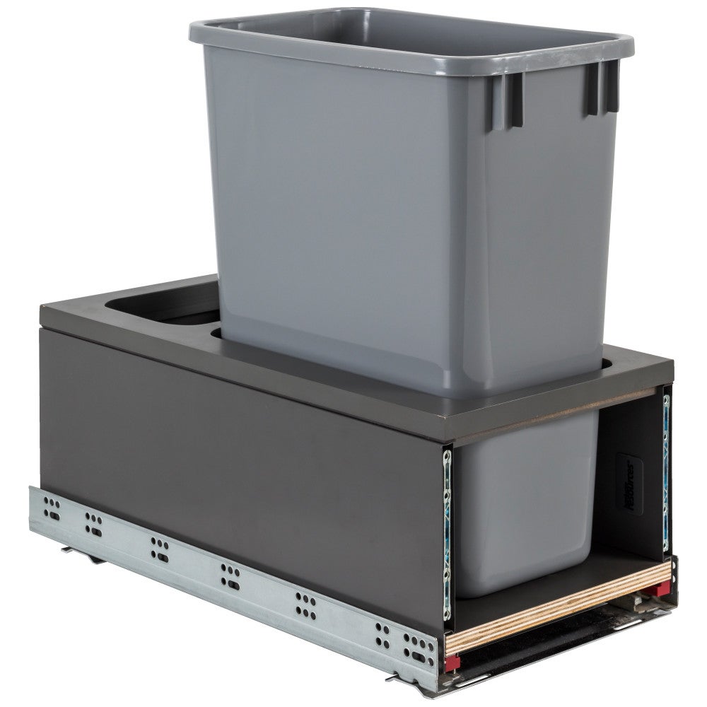 Hardware Resources Metal Drawer Box Soft-close Trashcan Pullout