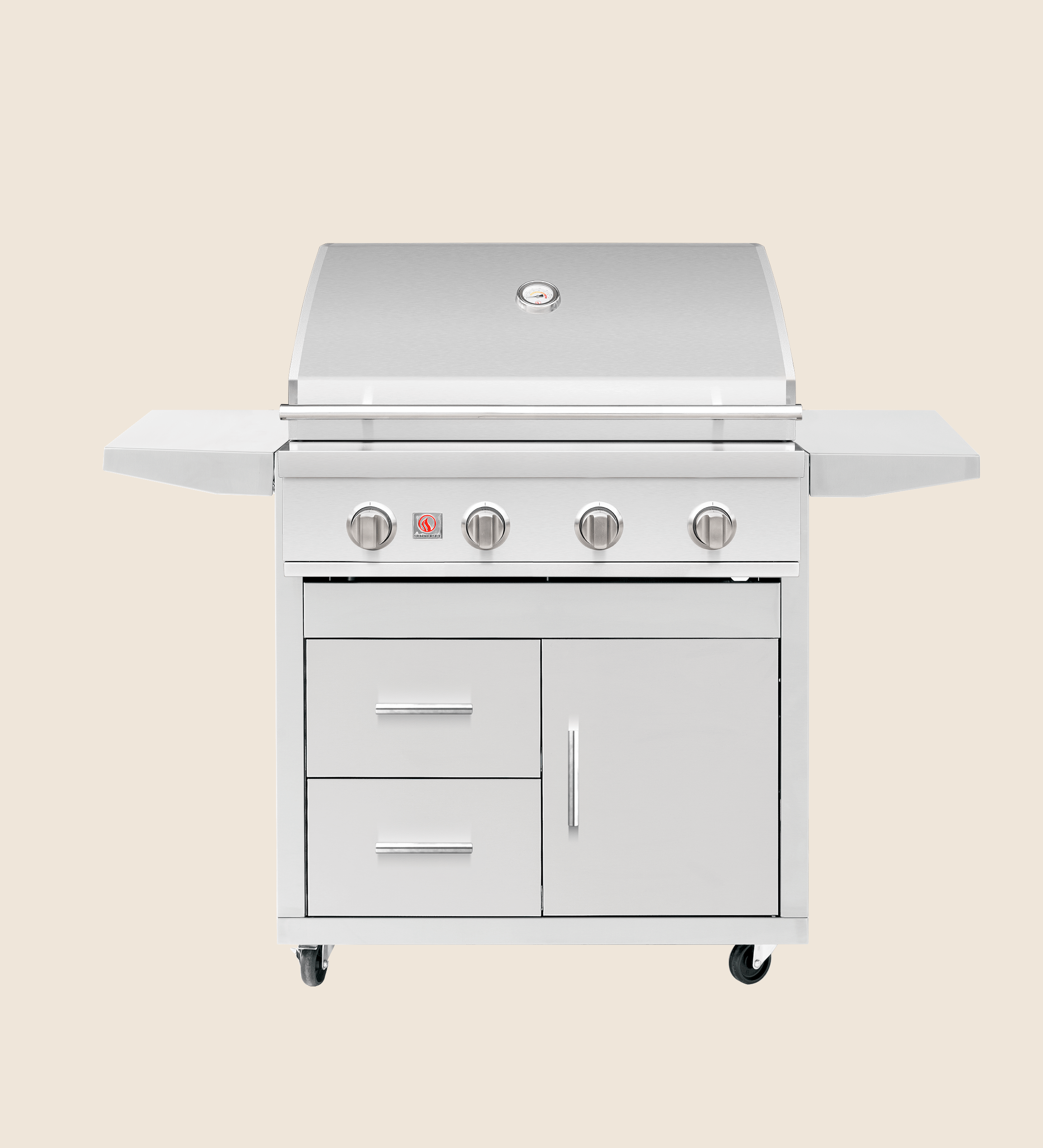 Summerset Deluxe Cart for 32" Sizzler / Sizzler Pro Grill, CART-SZR32-DC