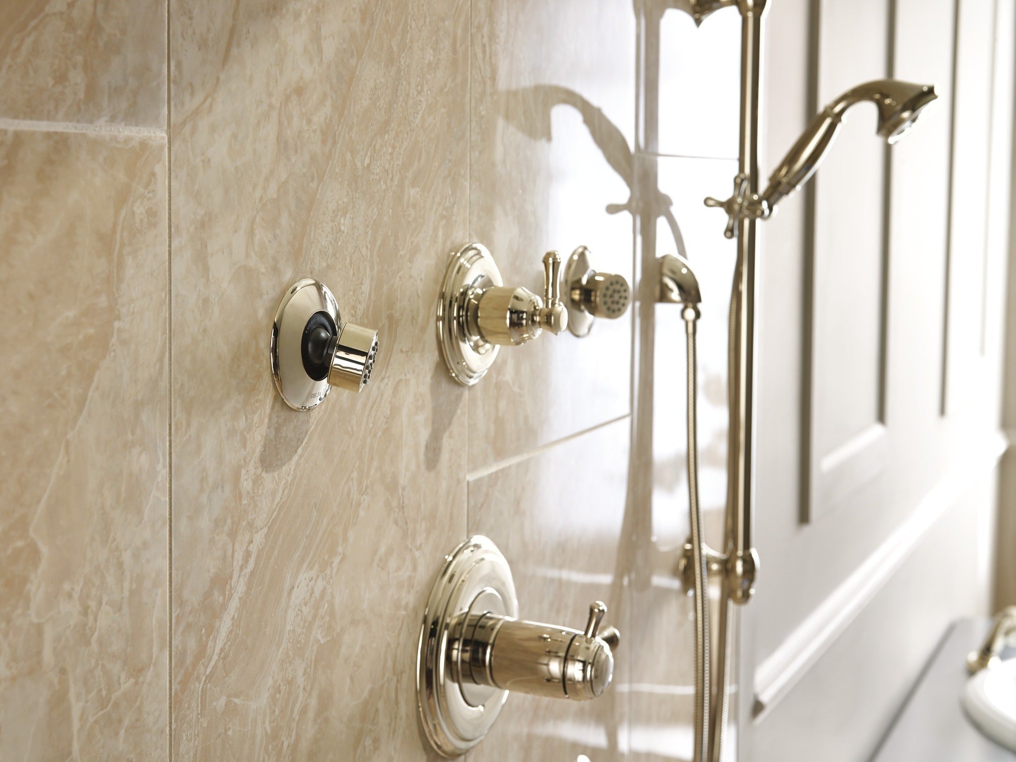 Delta Cassidy® 6-Setting 3-Port Diverter Trim - Less Handle