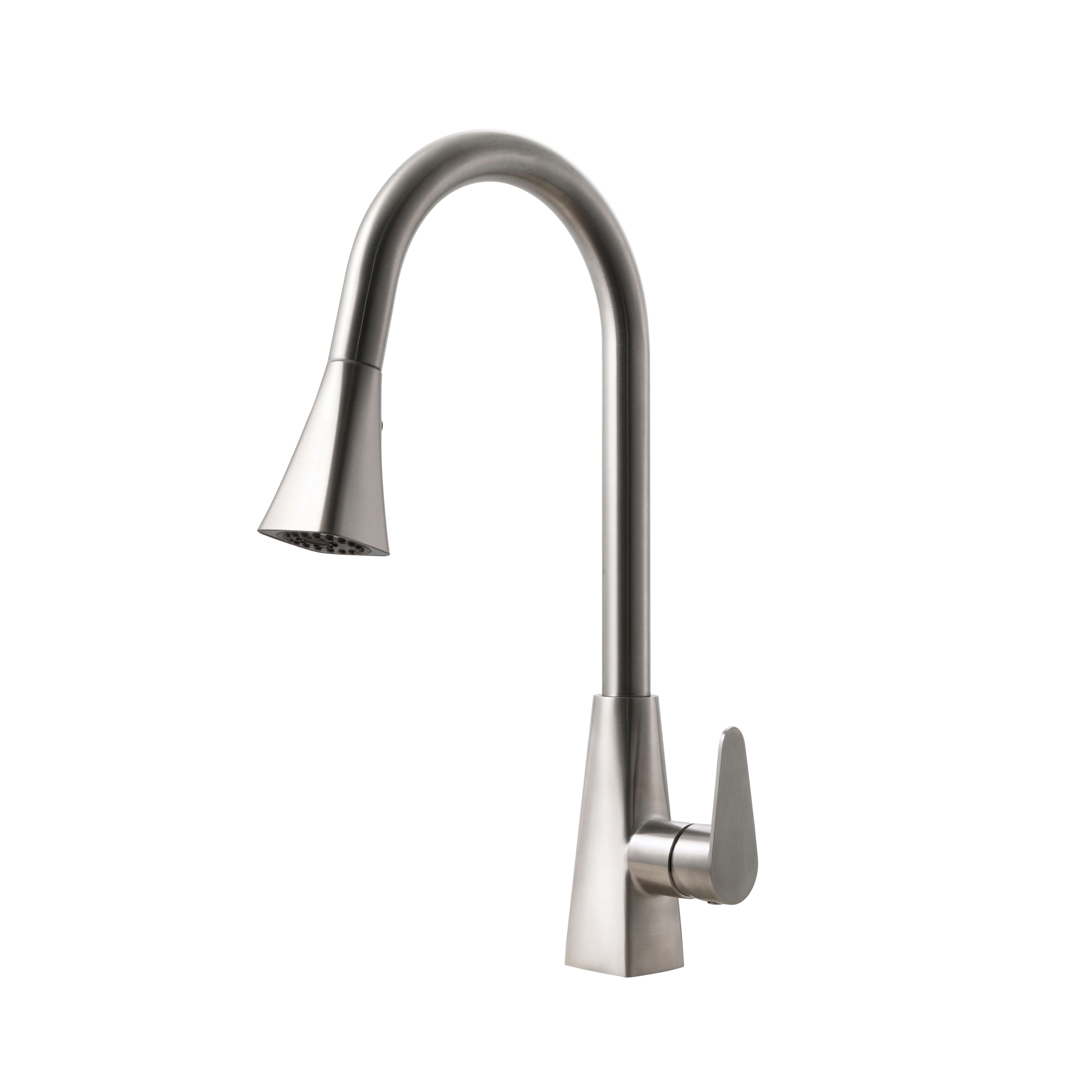 Houzer Catori Series Single Handle Pull-Out Kitchen Faucet