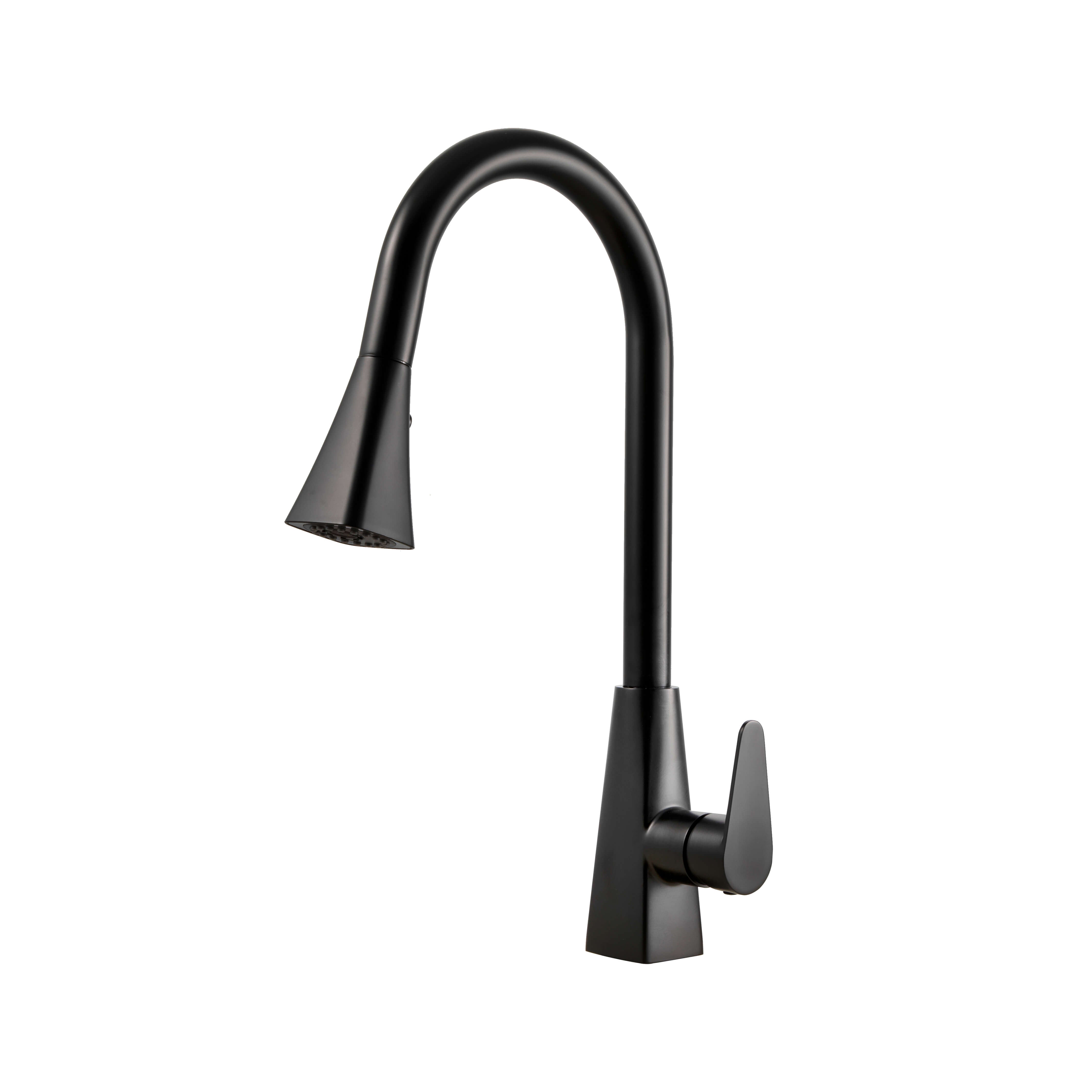 Houzer Catori Series Single Handle Pull-Out Kitchen Faucet