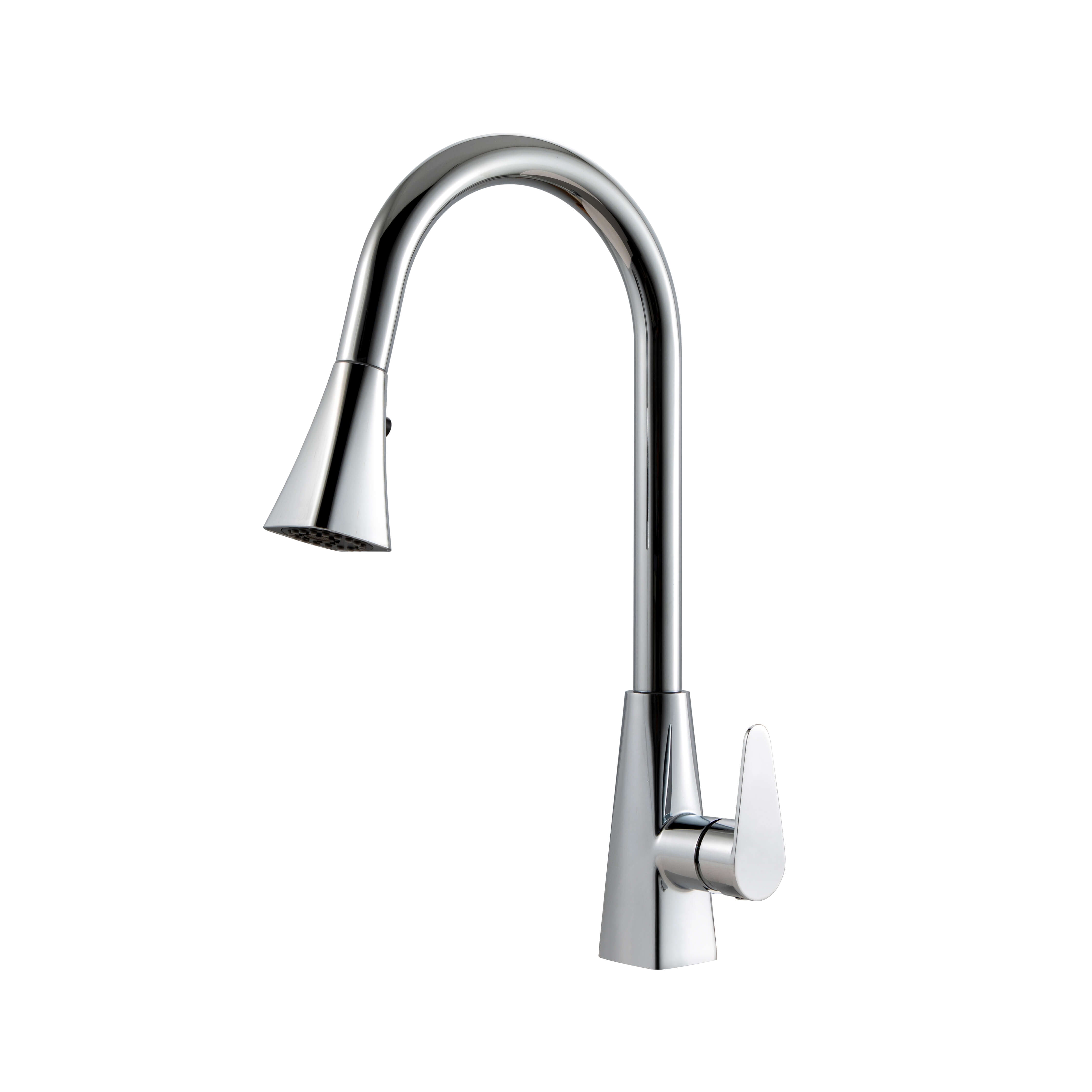Houzer Catori Series Single Handle Pull-Out Kitchen Faucet
