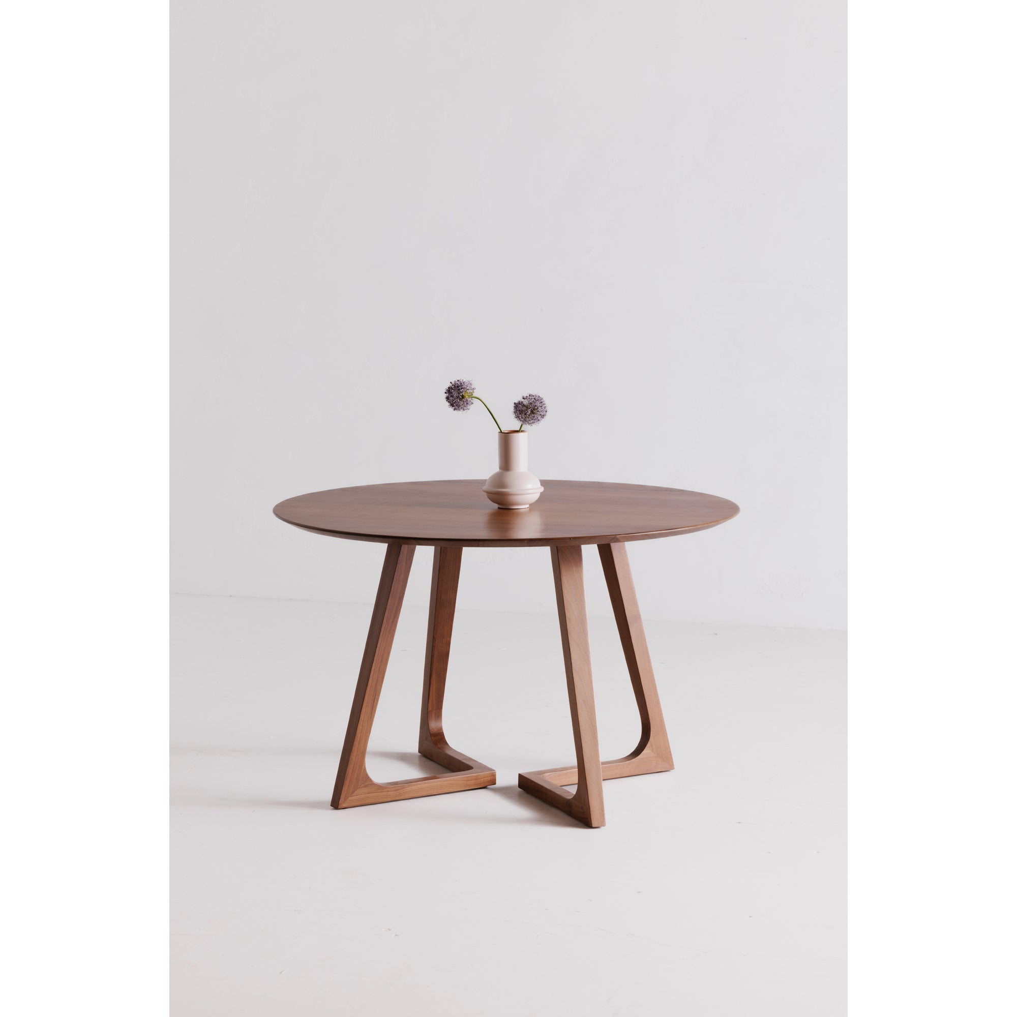 Moes Godenza Round Dining Table Walnut CB-1003-03-0