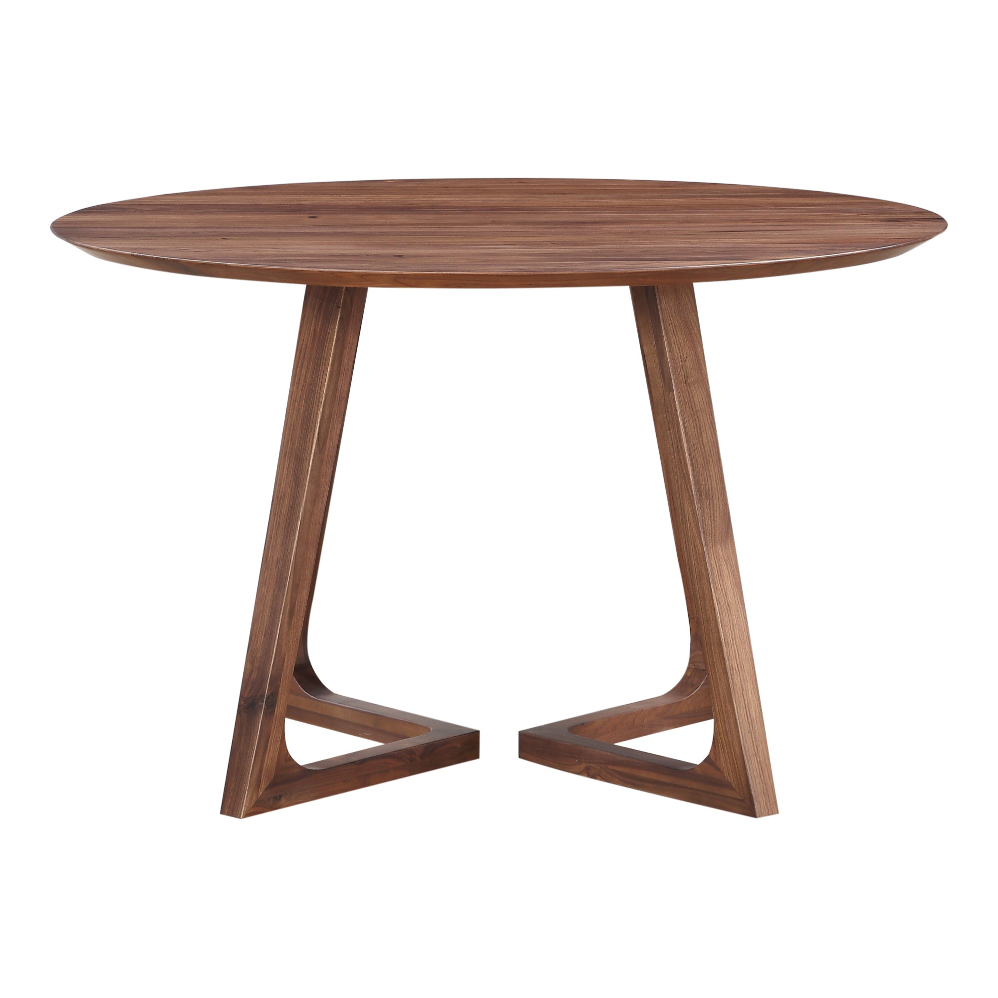 Moes Godenza Round Dining Table Walnut CB-1003-03-0