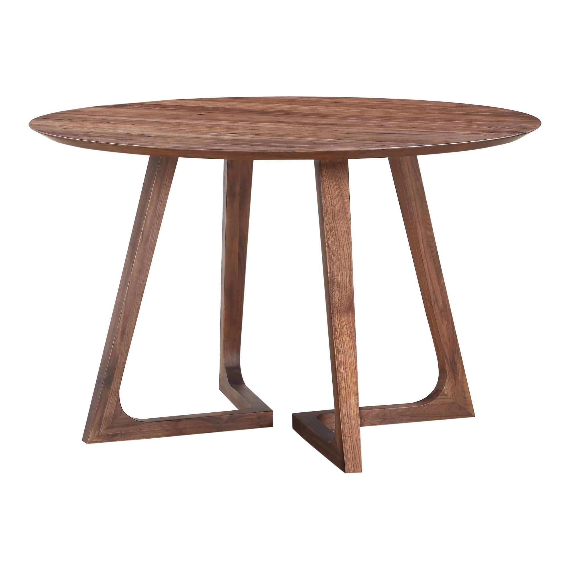 Moes Godenza Round Dining Table Walnut CB-1003-03-0