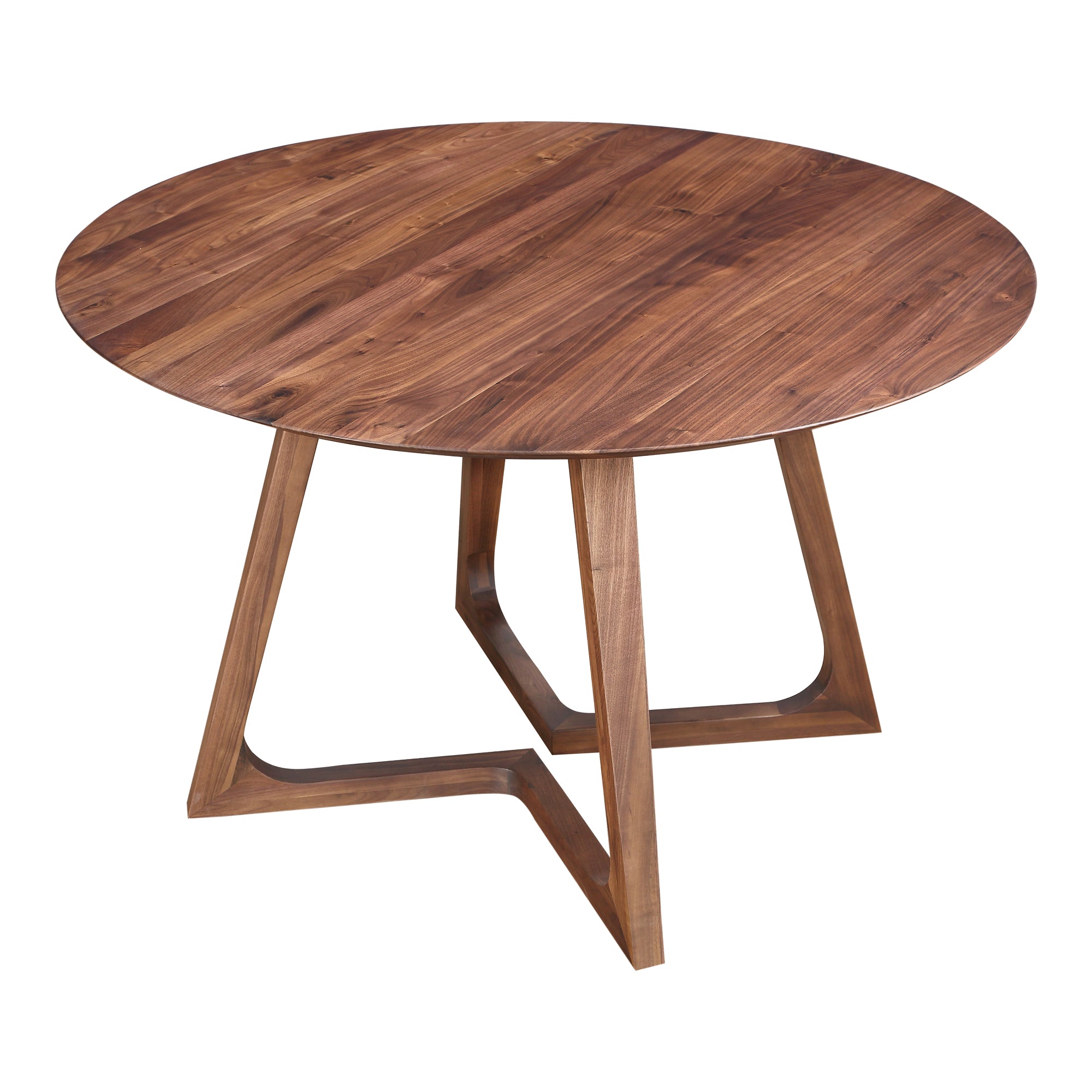 Moes Godenza Round Dining Table Walnut CB-1003-03-0