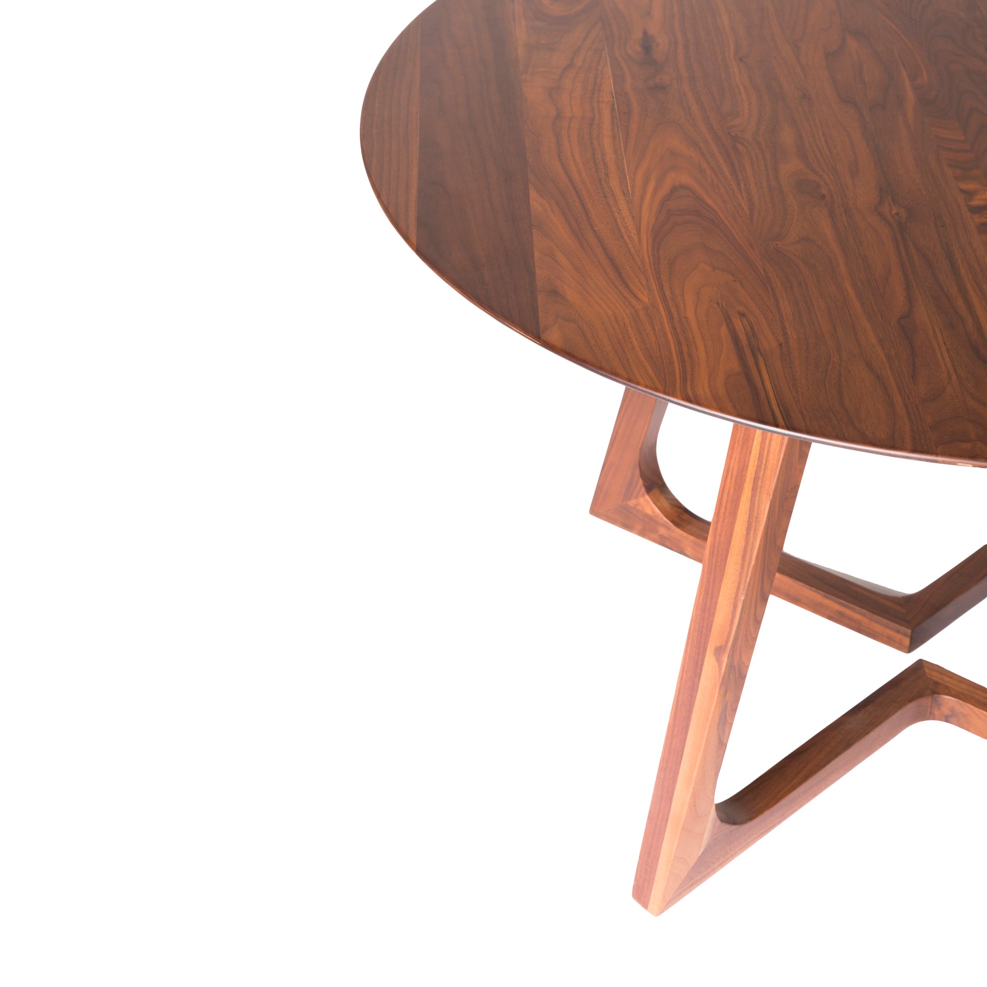 Moes Godenza Round Dining Table Walnut CB-1003-03-0