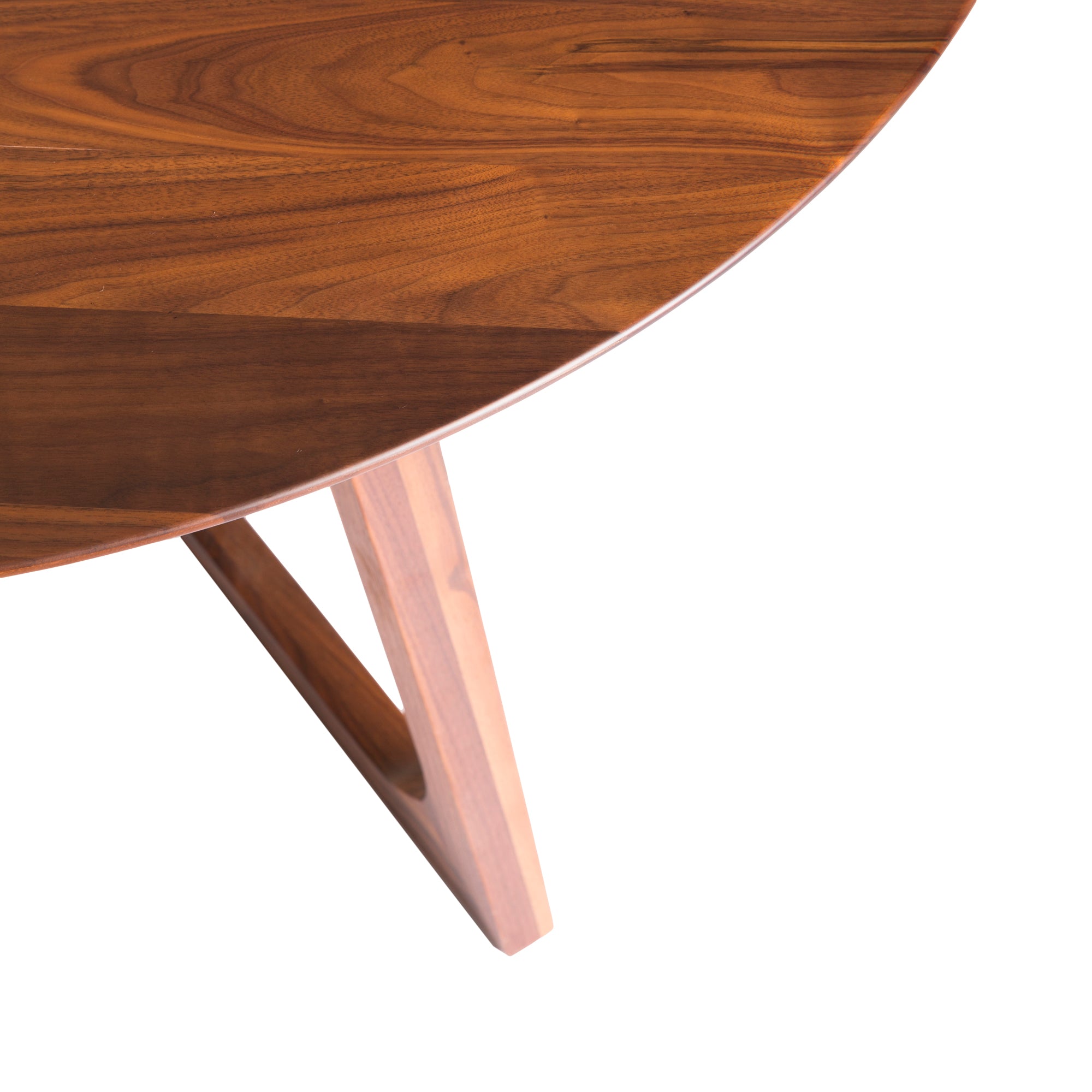 Moes Godenza Round Dining Table Walnut CB-1003-03-0