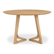 Moes Godenza Round Dining Table Natural Oak CB-1003-24-0