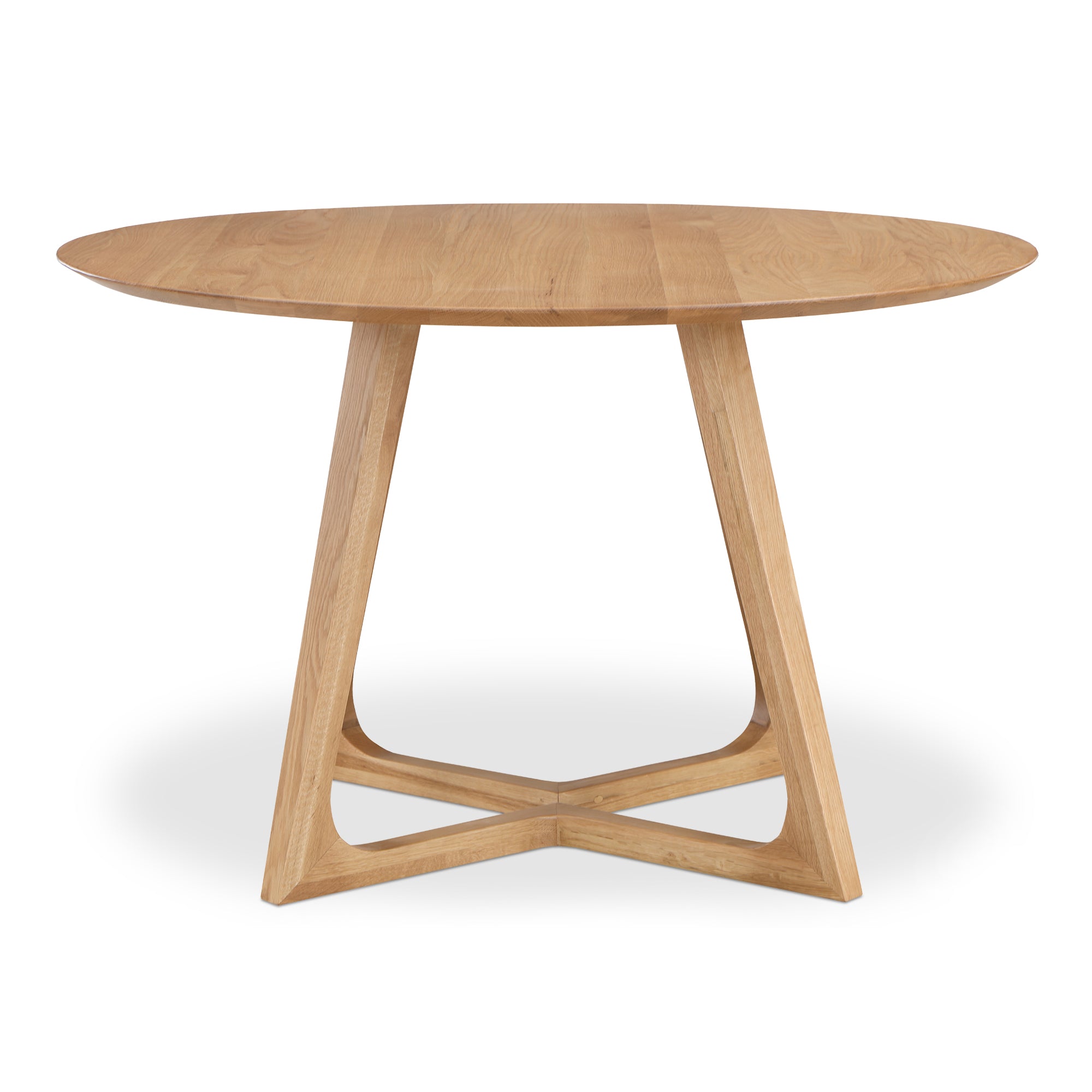 Moes Godenza Round Dining Table Natural Oak CB-1003-24-0