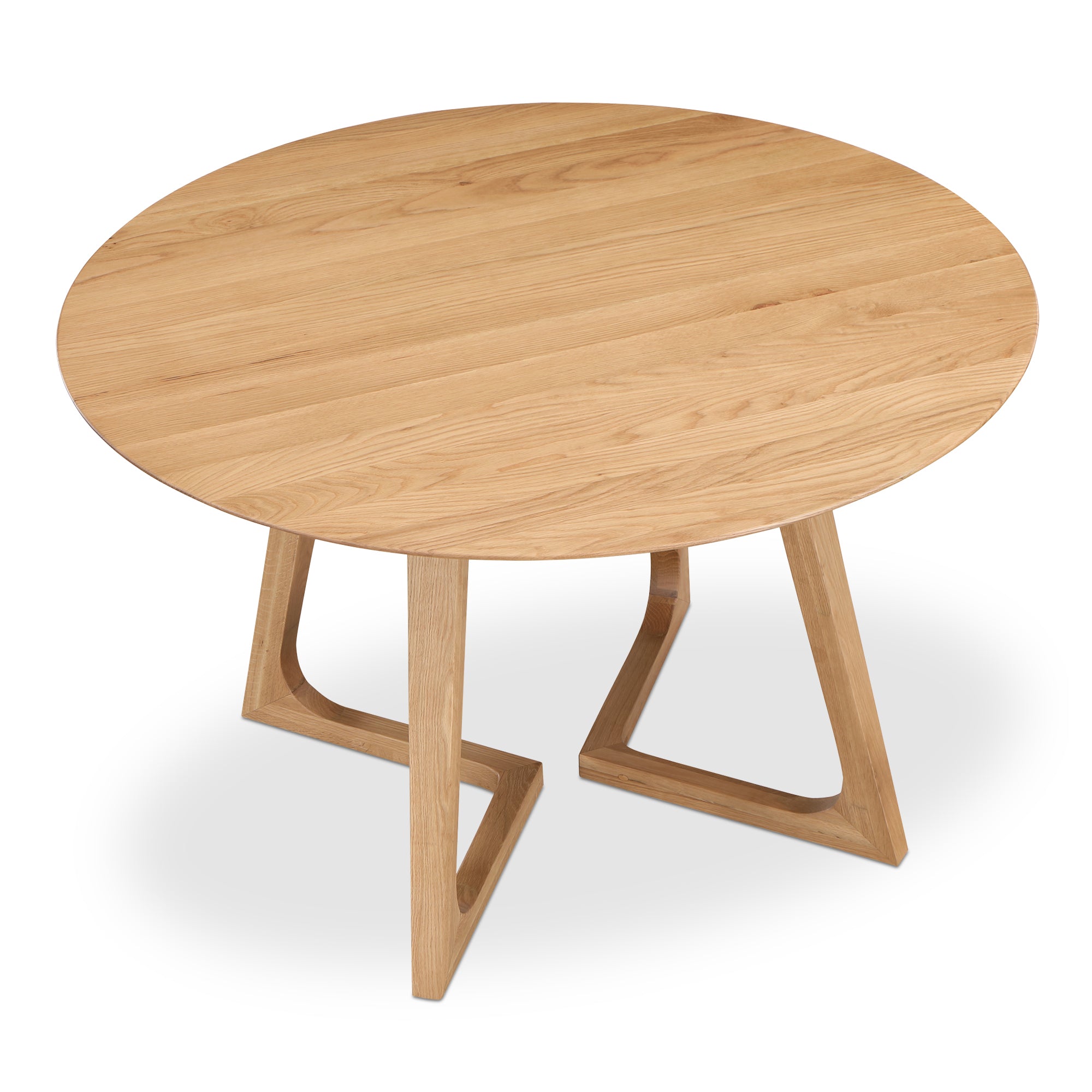 Moes Godenza Round Dining Table Natural Oak CB-1003-24-0