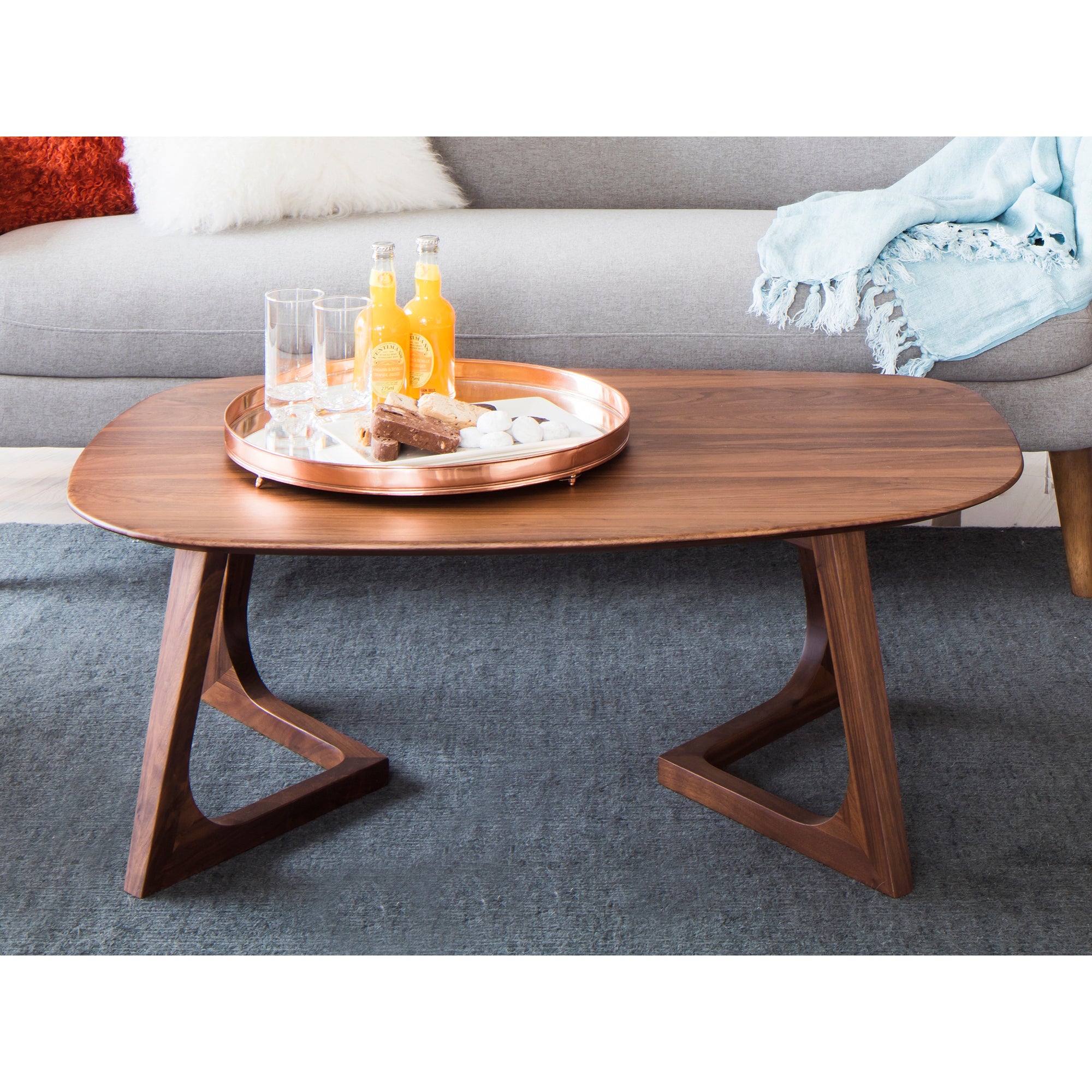Moes Godenza Small Coffee Table Brown CB-1005-03-0