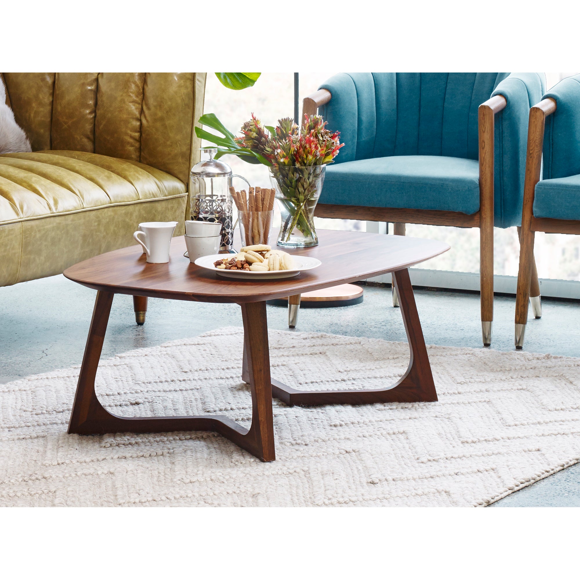 Moes Godenza Small Coffee Table Brown CB-1005-03-0