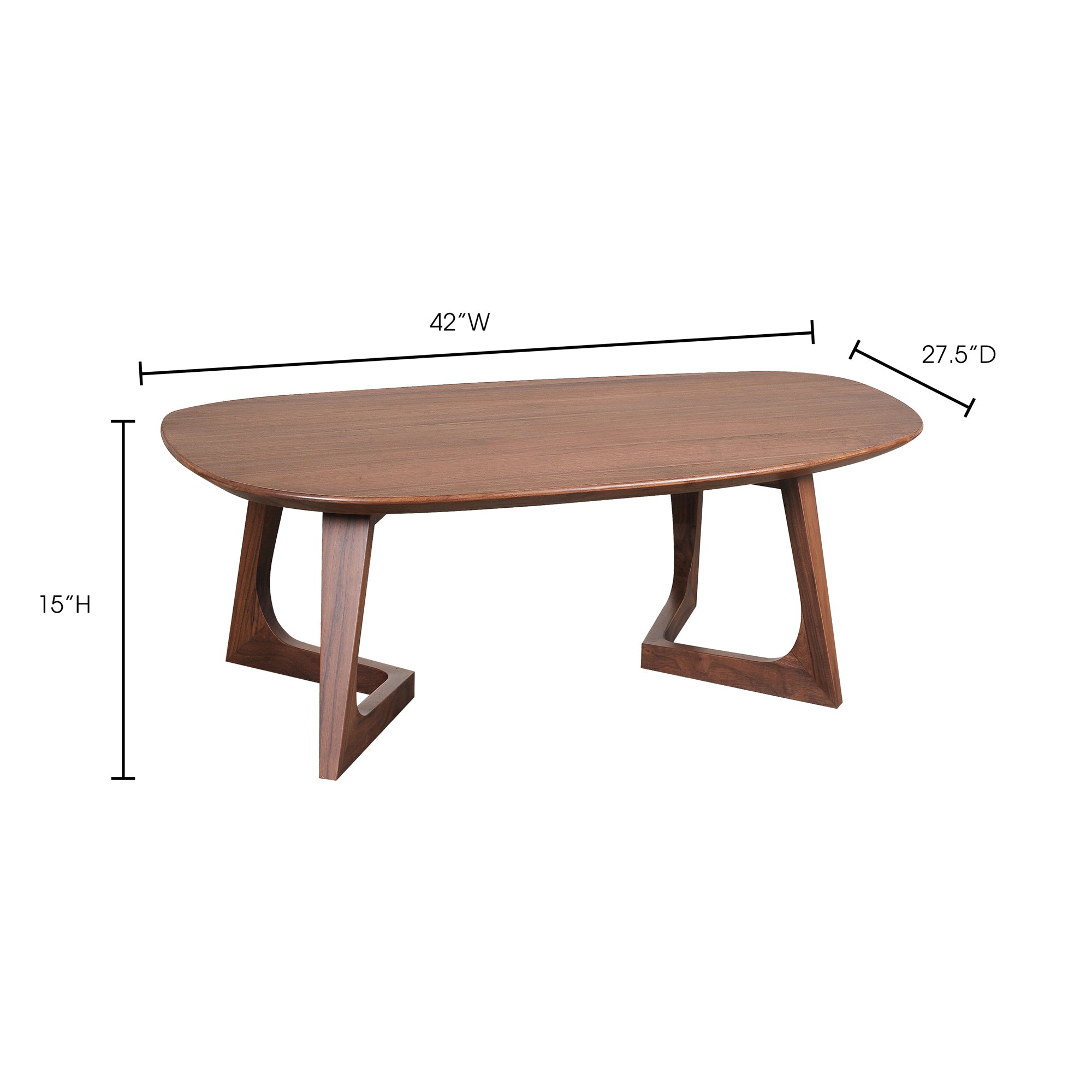 Moes Godenza Small Coffee Table Brown CB-1005-03-0