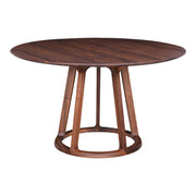 Moes Aldo Round Dining Table Walnut CB-1027-03-0