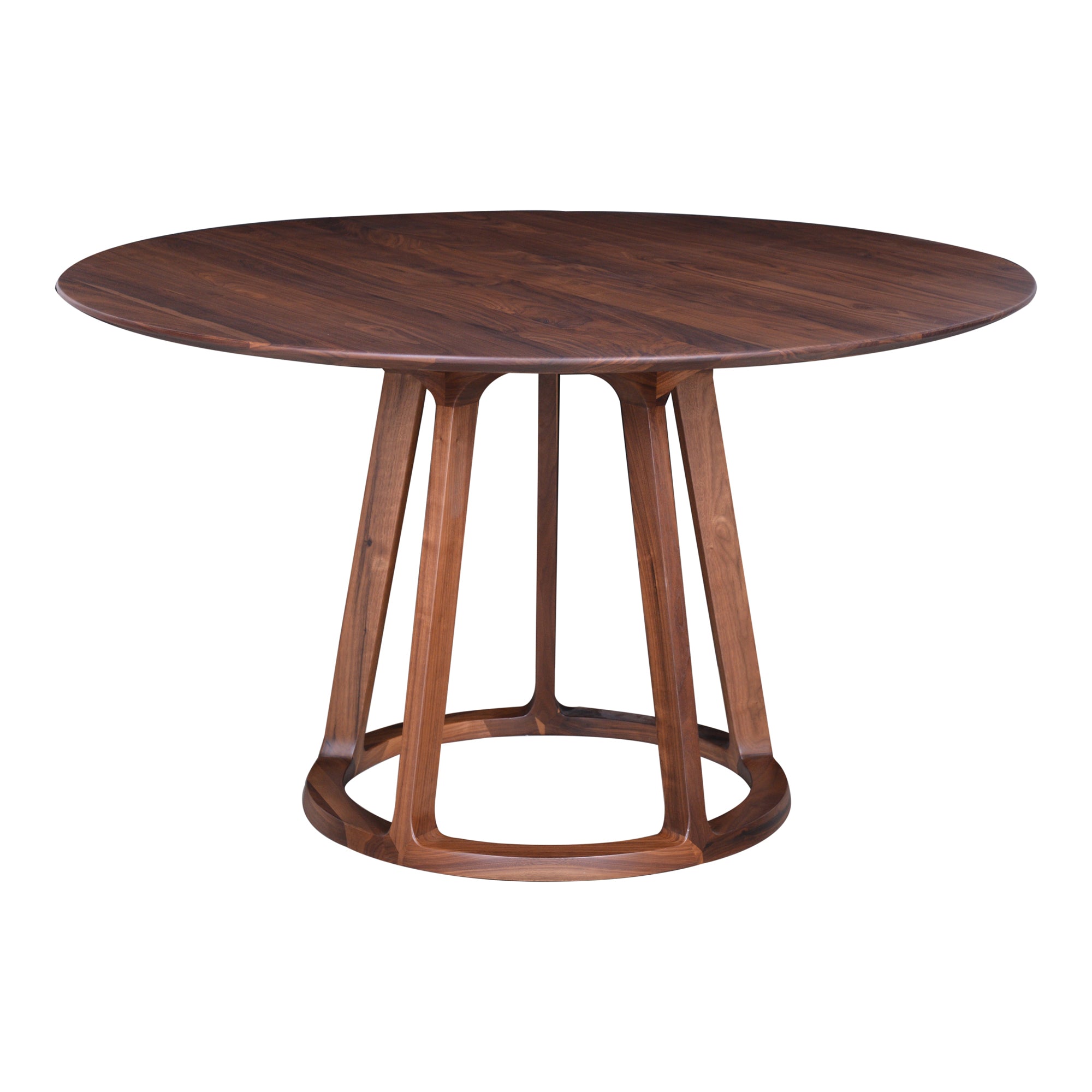 Moes Aldo Round Dining Table Walnut CB-1027-03-0