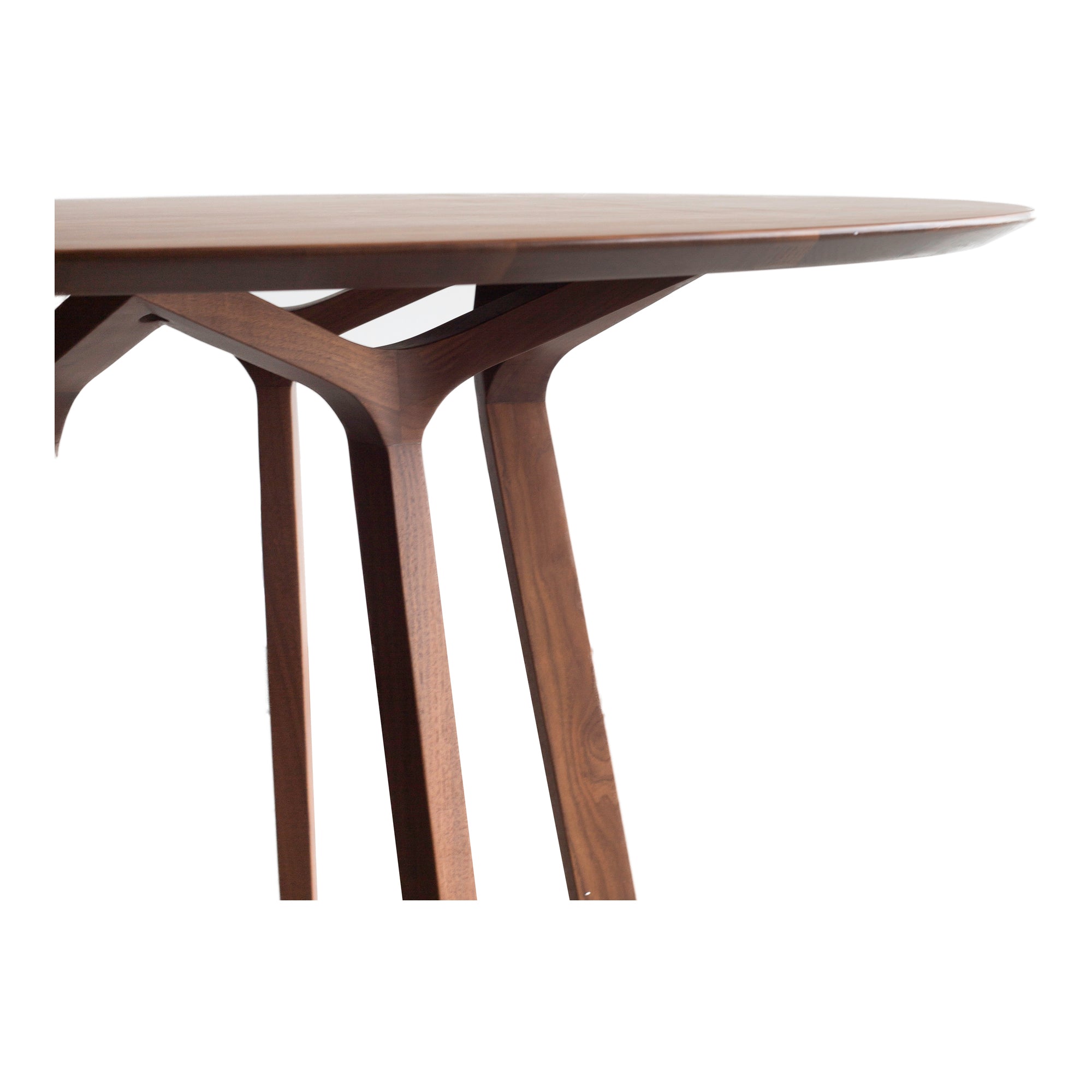 Moes Aldo Round Dining Table Walnut CB-1027-03-0